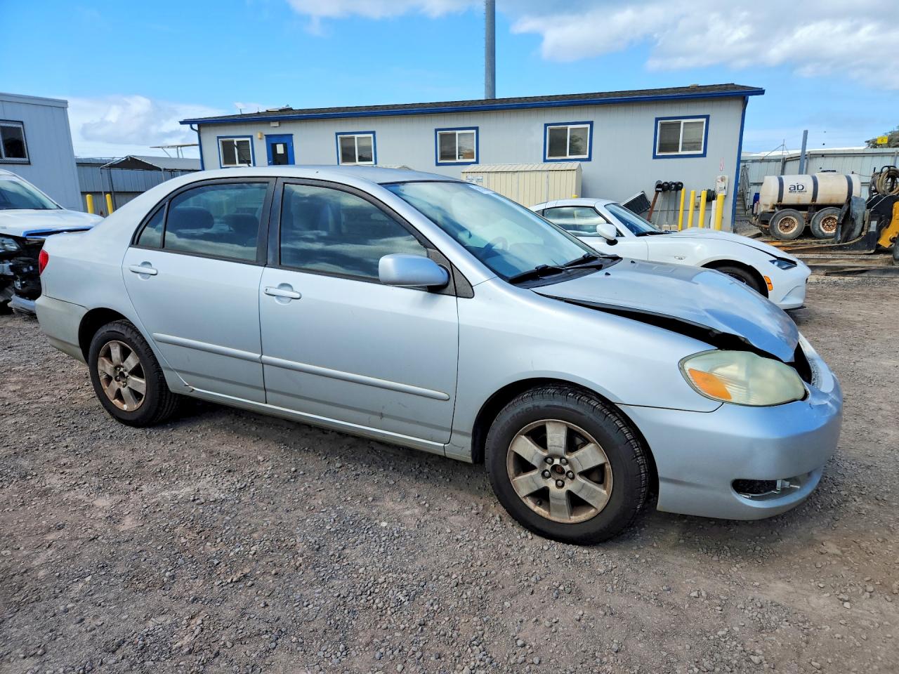 2005 Toyota Corolla Ce White vin: 1NXBR32E55Z433494