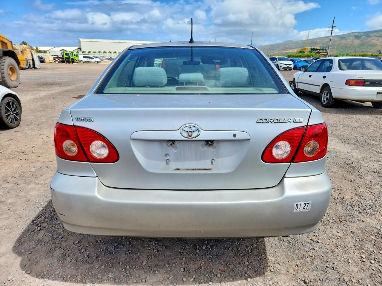 2005 Toyota Corolla Ce White vin: 1NXBR32E55Z433494