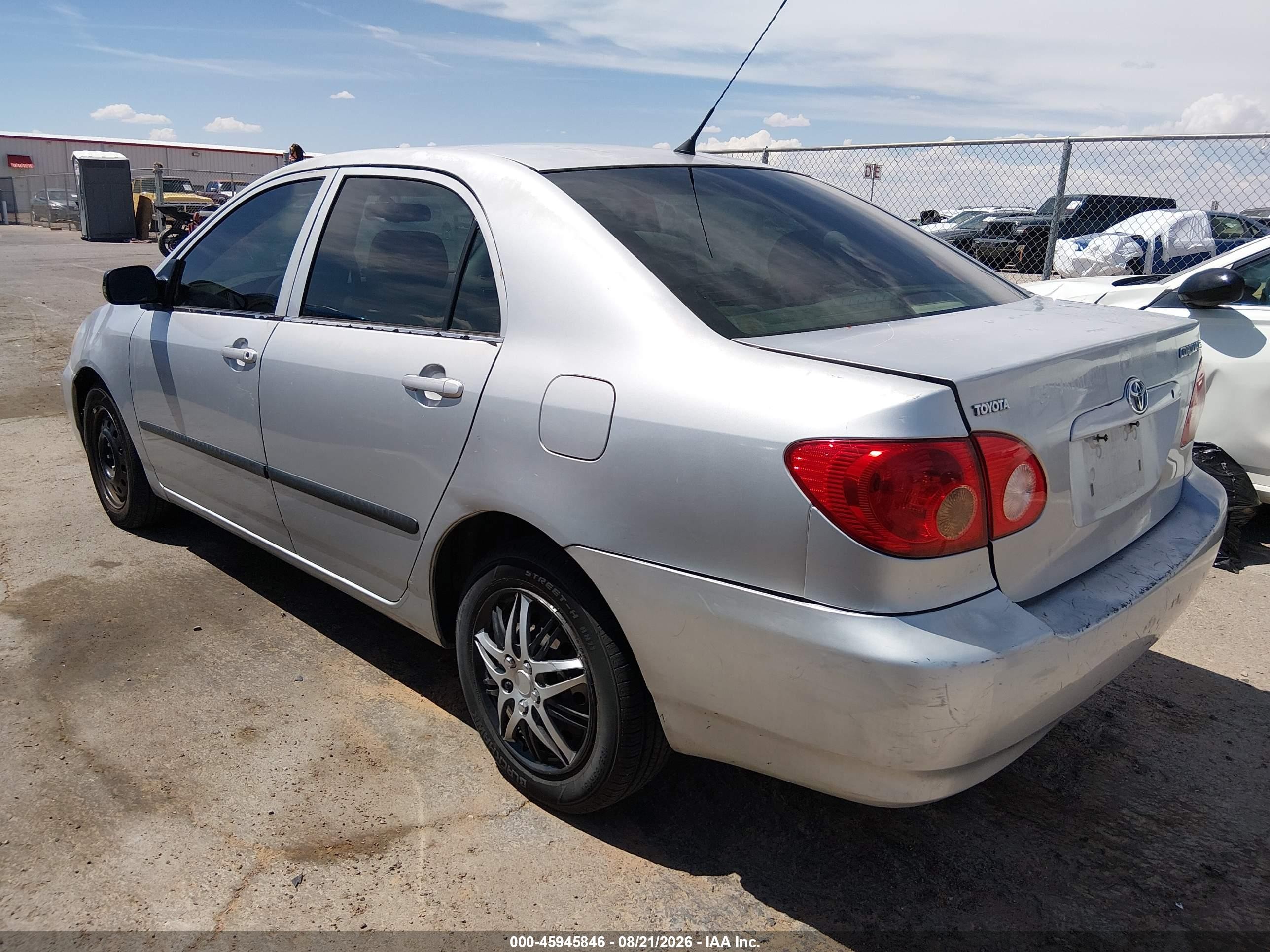 2005 Toyota Corolla Ce Silver vin: 1NXBR32E55Z454023