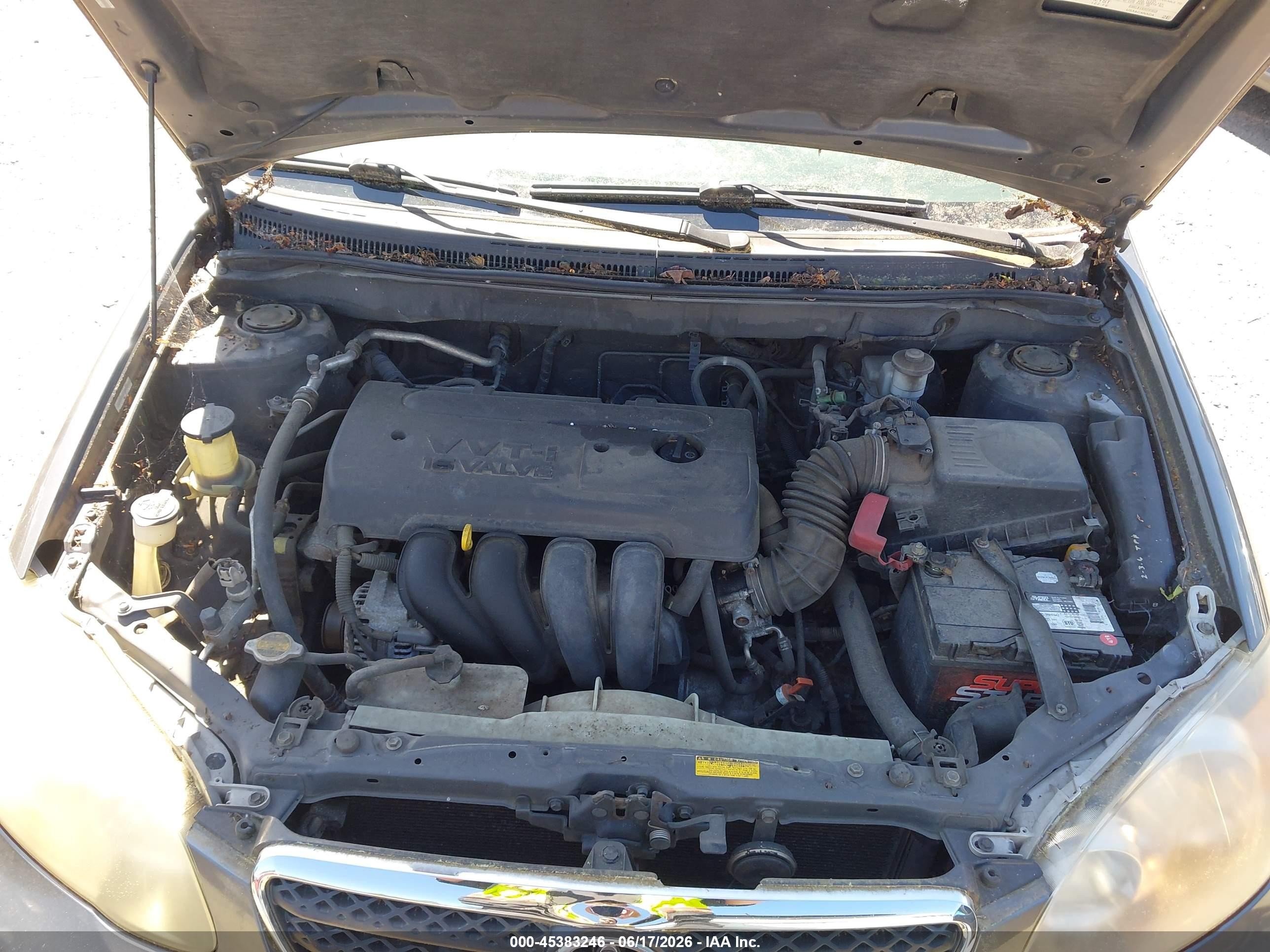 2005 Toyota Corolla Ce/le/s Gray vin: 1NXBR32E55Z490441