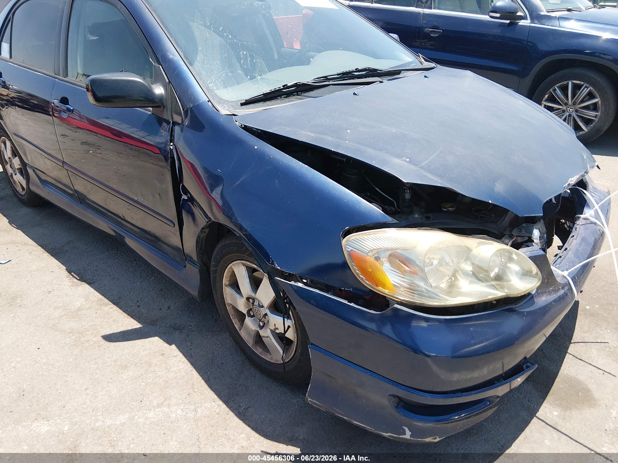 2005 Toyota Corolla S Синий vin: 1NXBR32E55Z500952