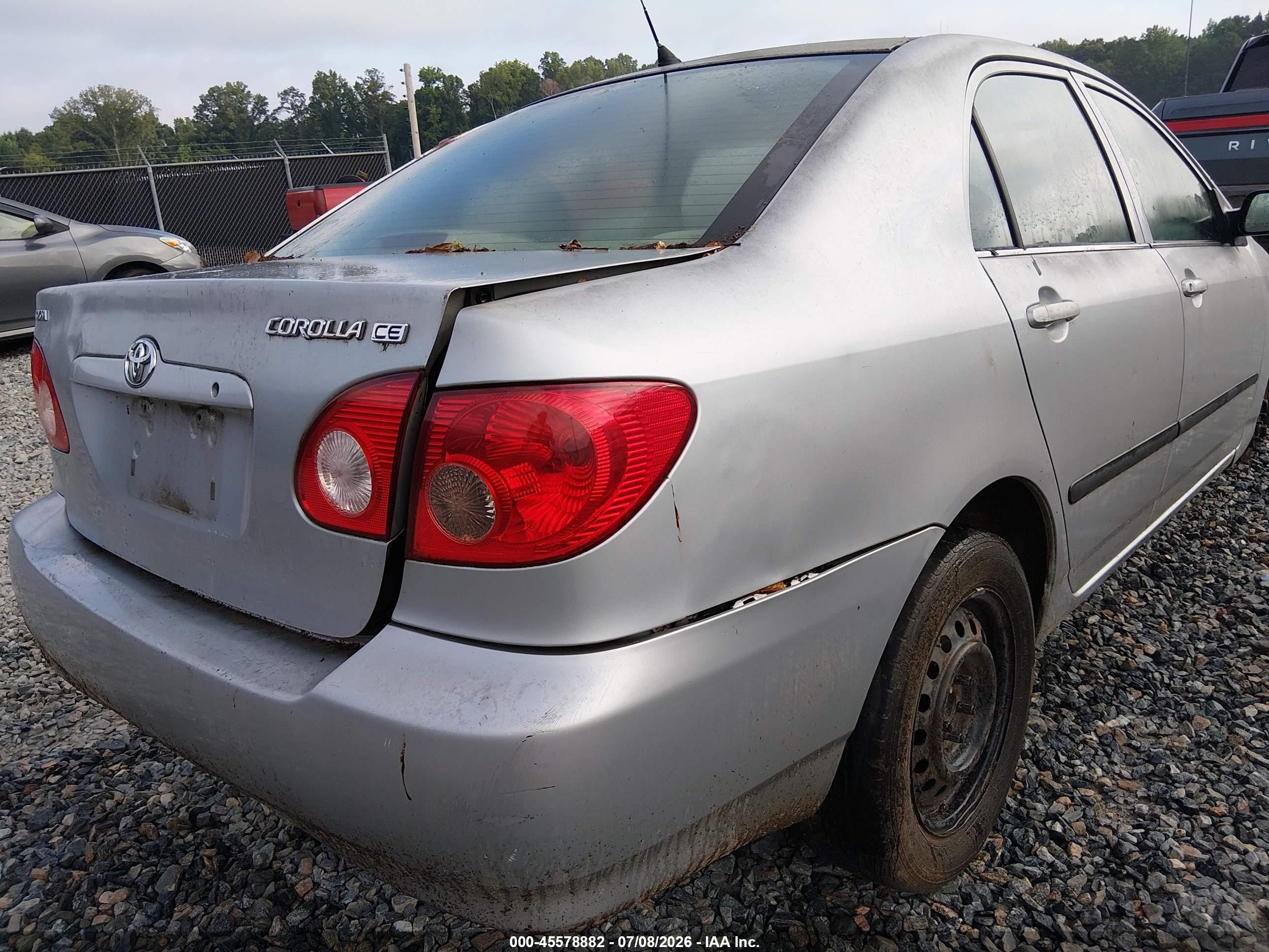 2005 Toyota Corolla Ce Gray vin: 1NXBR32E55Z525611