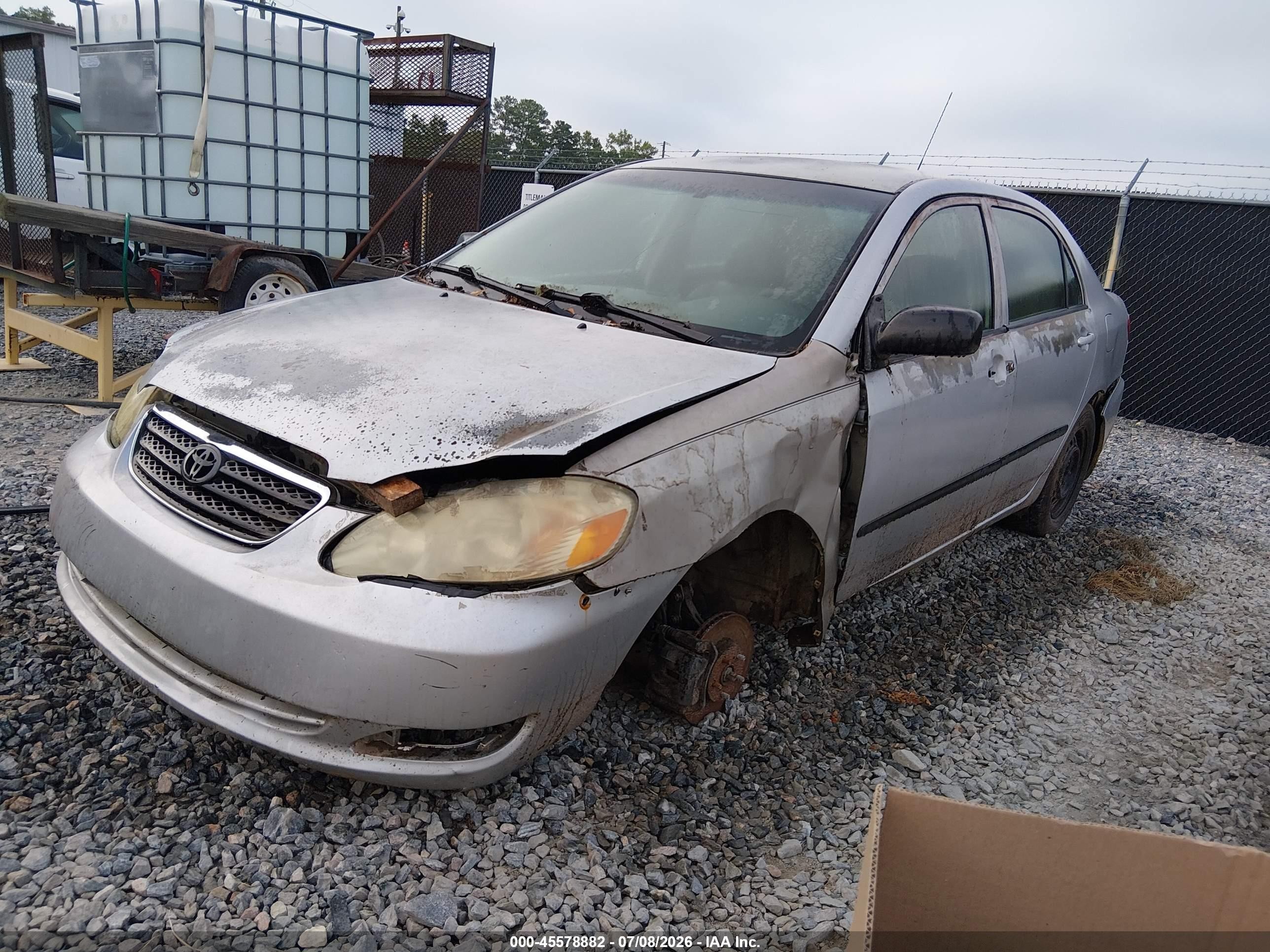 2005 Toyota Corolla Ce Gray vin: 1NXBR32E55Z525611