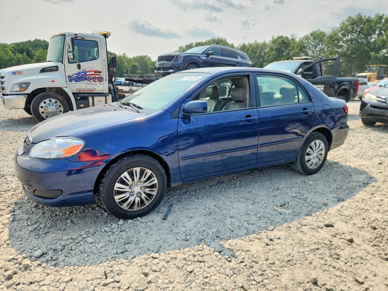 2005 Toyota Corolla Le Blue vin: 1NXBR32E55Z530176