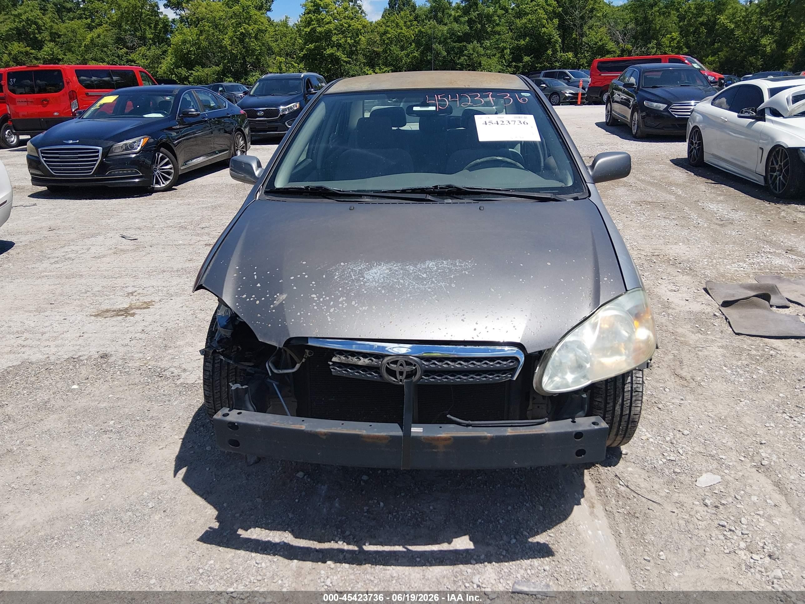 2006 Toyota Corolla Le Серый vin: 1NXBR32E56Z592405