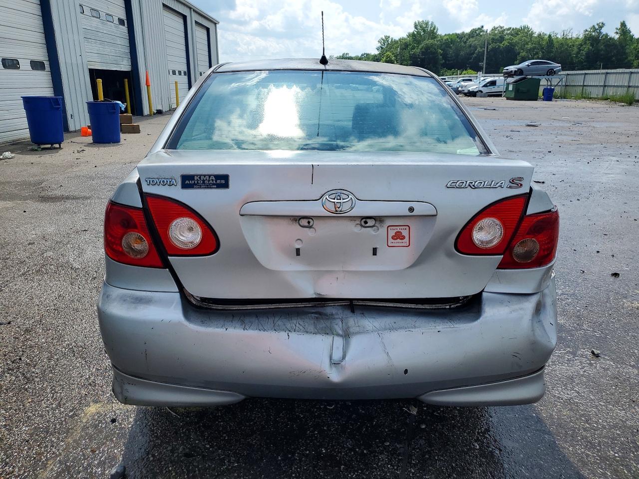 2006 Toyota Corolla S Silver vin: 1NXBR32E56Z596759