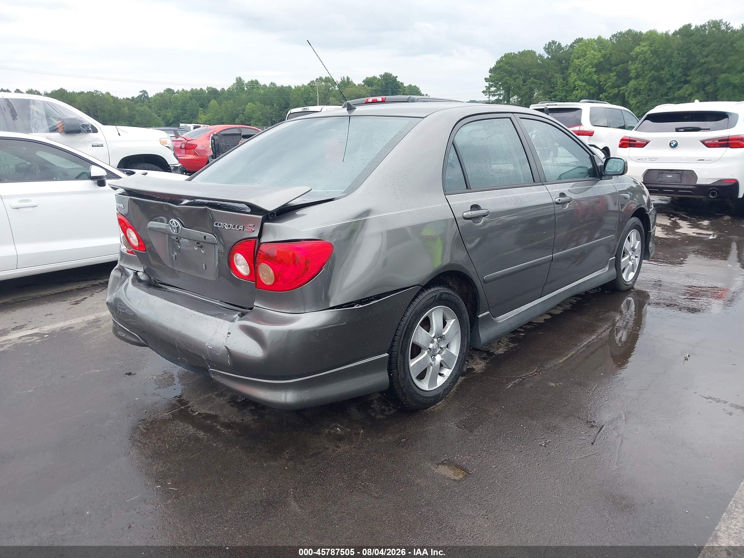 2006 Toyota Corolla S Gray vin: 1NXBR32E56Z638430