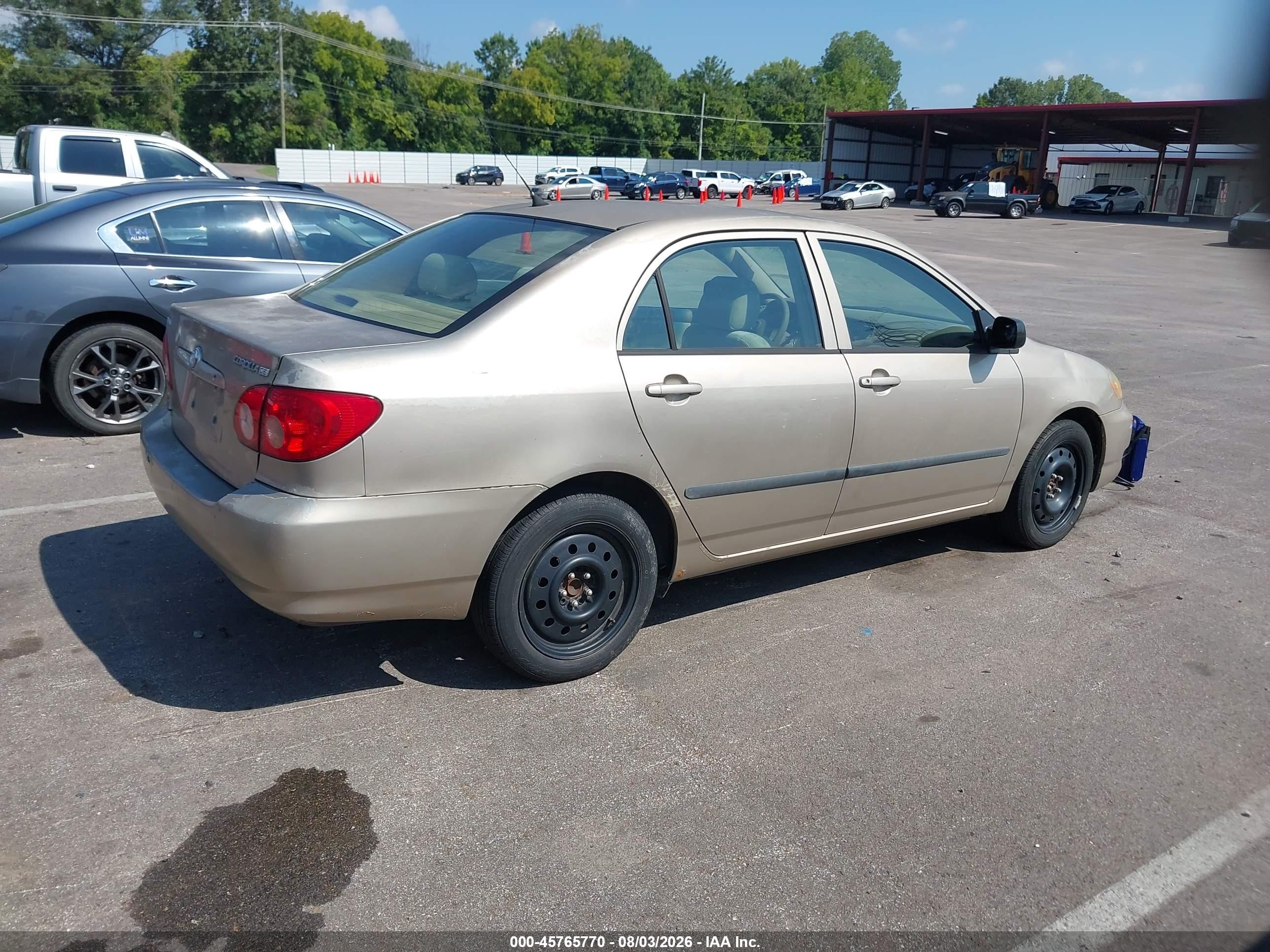 2006 Toyota Corolla Ce Tan vin: 1NXBR32E56Z683142