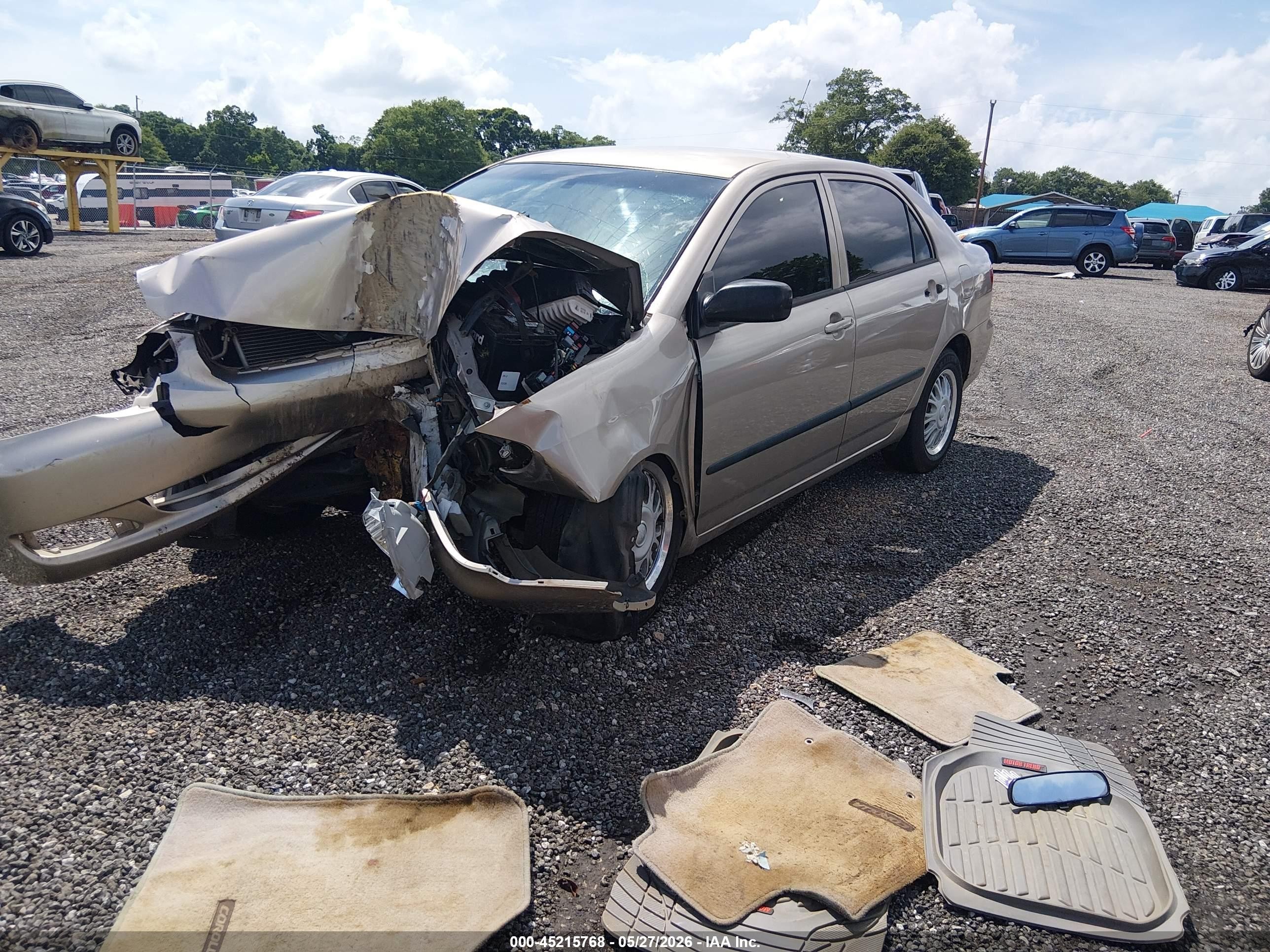 2006 Toyota Corolla Ce Gold vin: 1NXBR32E56Z752802