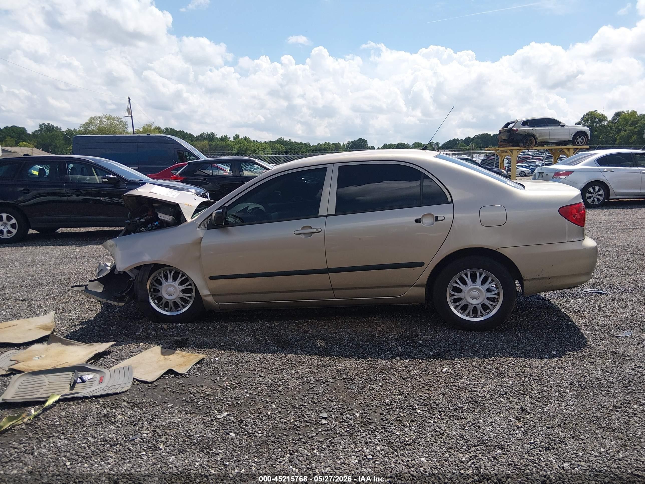 2006 Toyota Corolla Ce Gold vin: 1NXBR32E56Z752802