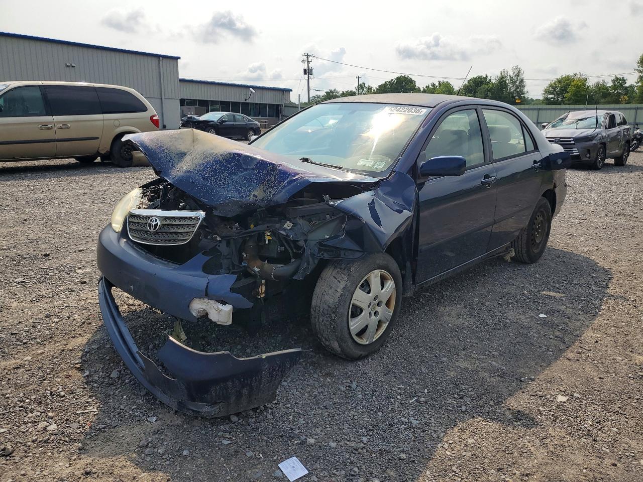 2007 Toyota Corolla Le Blue vin: 1NXBR32E57Z824521