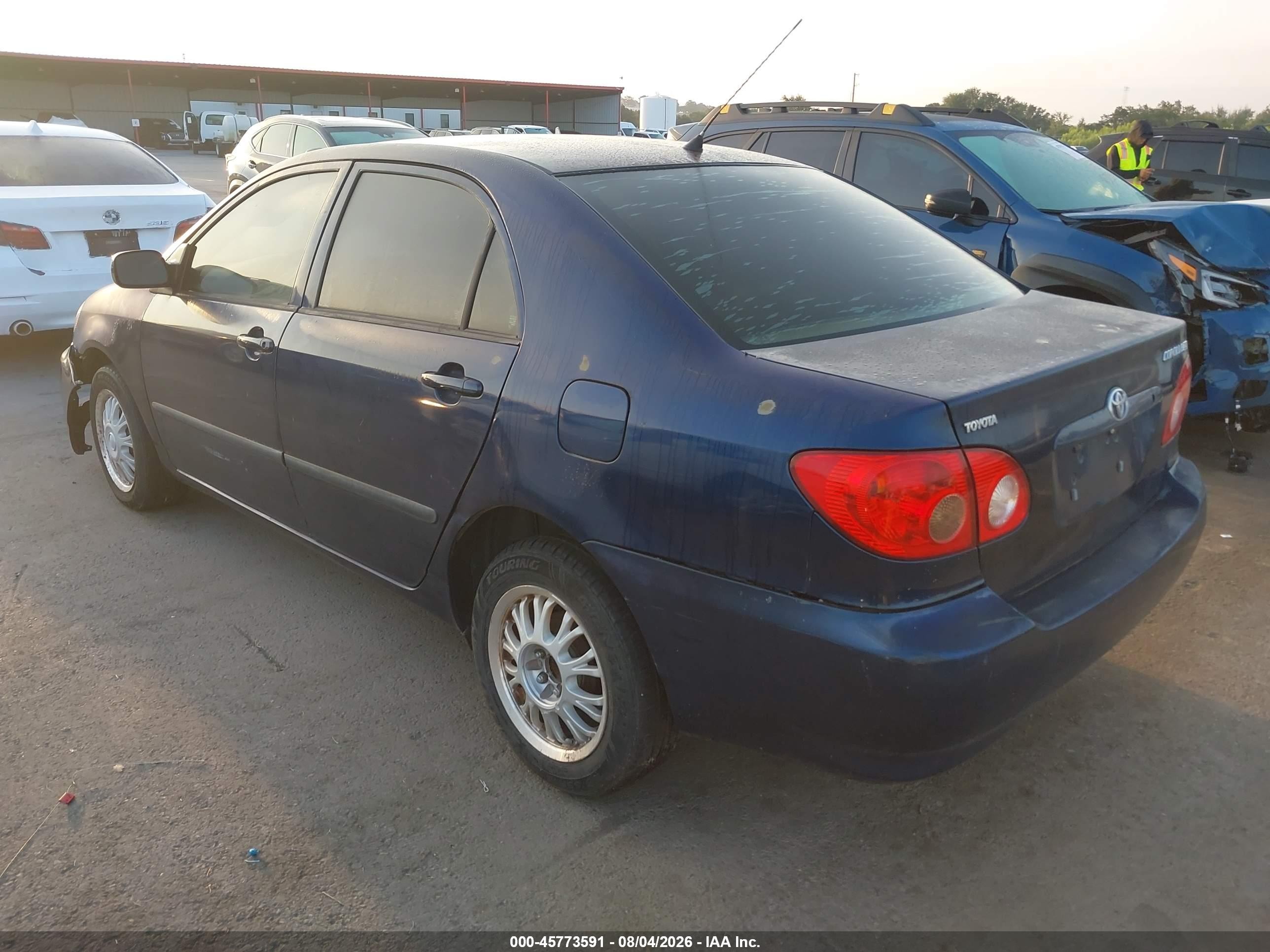 2008 Toyota Corolla Ce Blue vin: 1NXBR32E58Z005462