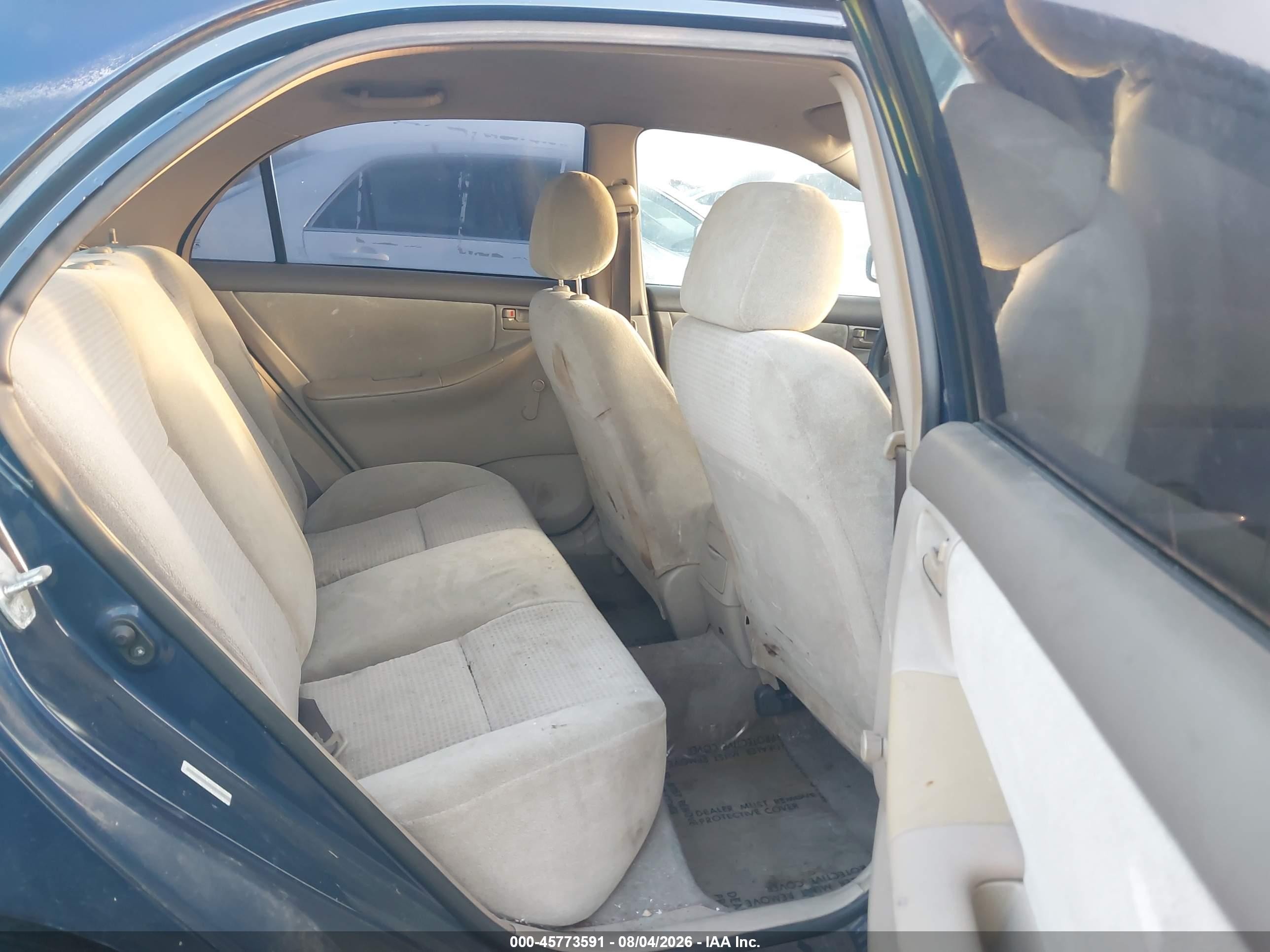 2008 Toyota Corolla Ce Blue vin: 1NXBR32E58Z005462