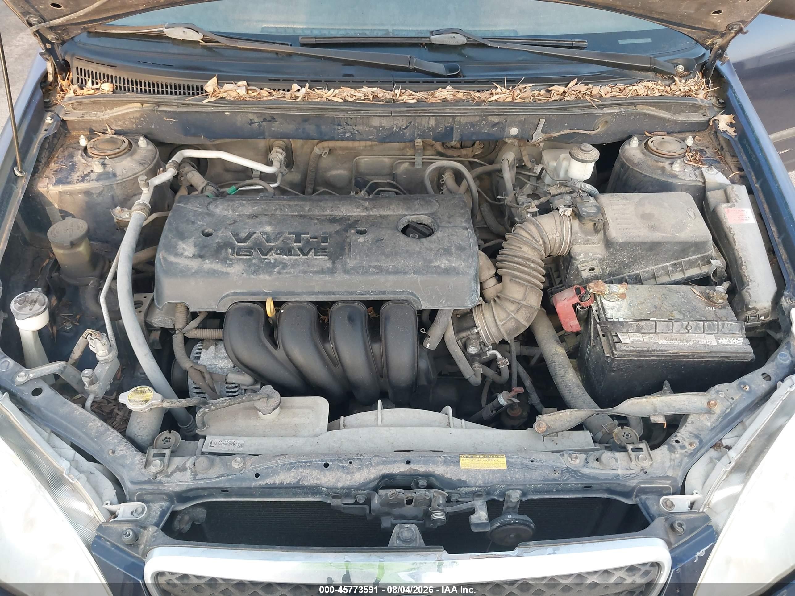 2008 Toyota Corolla Ce Blue vin: 1NXBR32E58Z005462