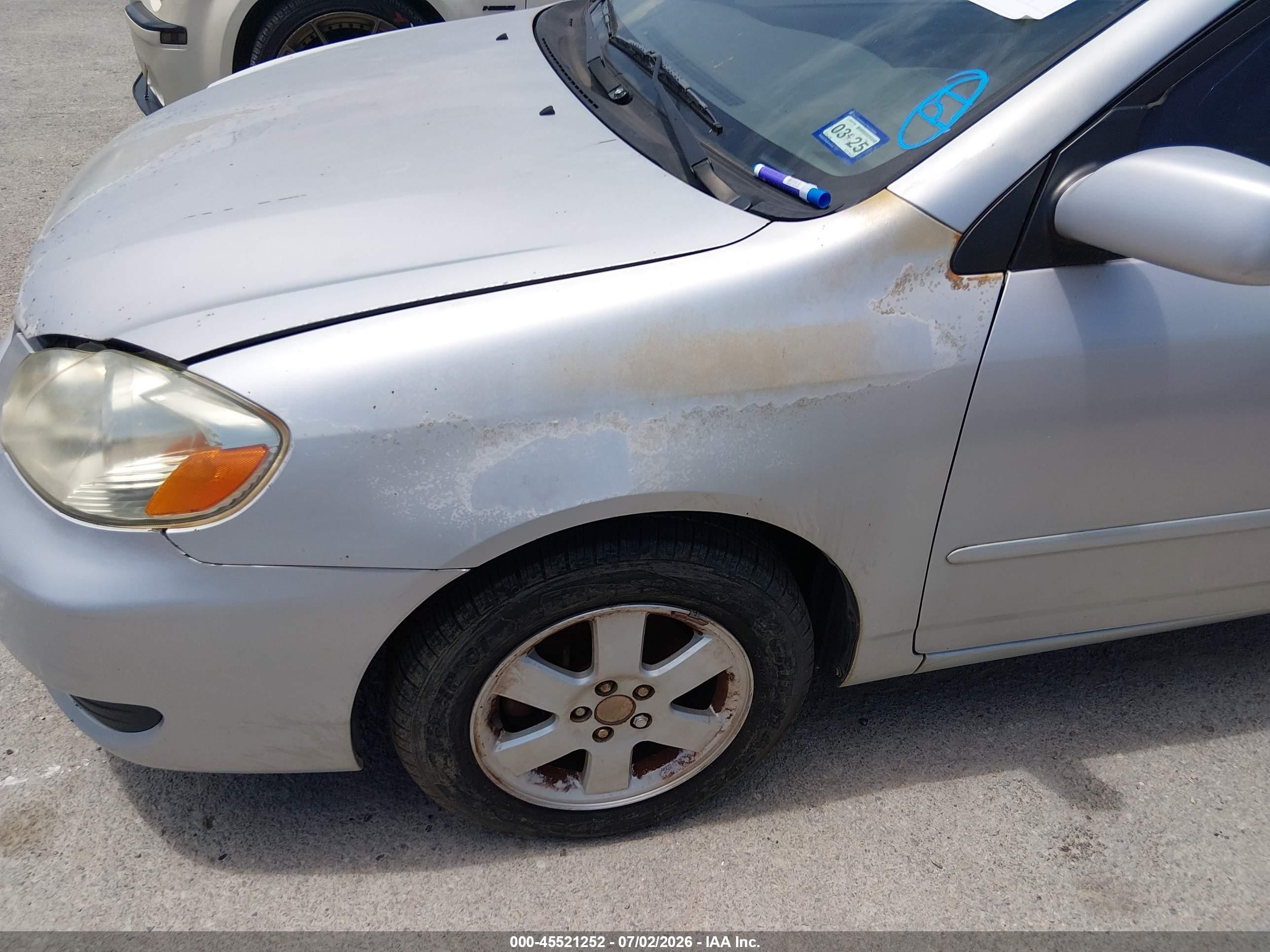 2008 Toyota Corolla Le Silver vin: 1NXBR32E58Z976428