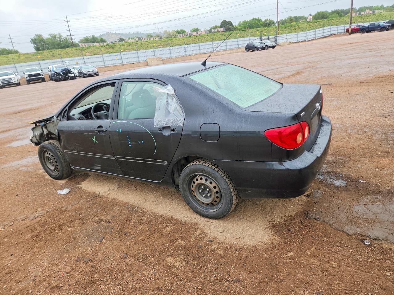 2008 Toyota Corolla Ce Black vin: 1NXBR32E58Z994900