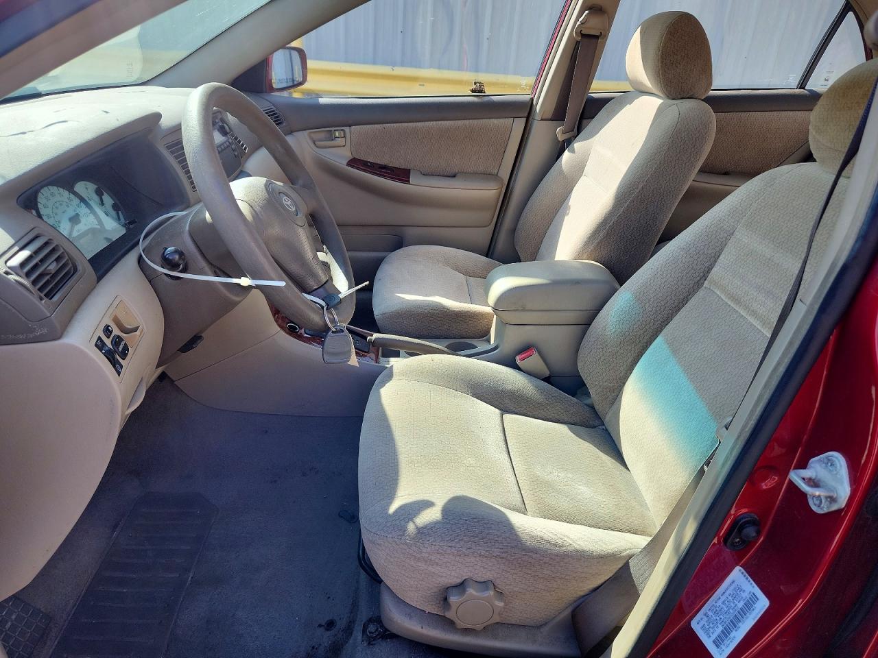 2003 Toyota Corolla Le Red vin: 1NXBR32E63Z020612