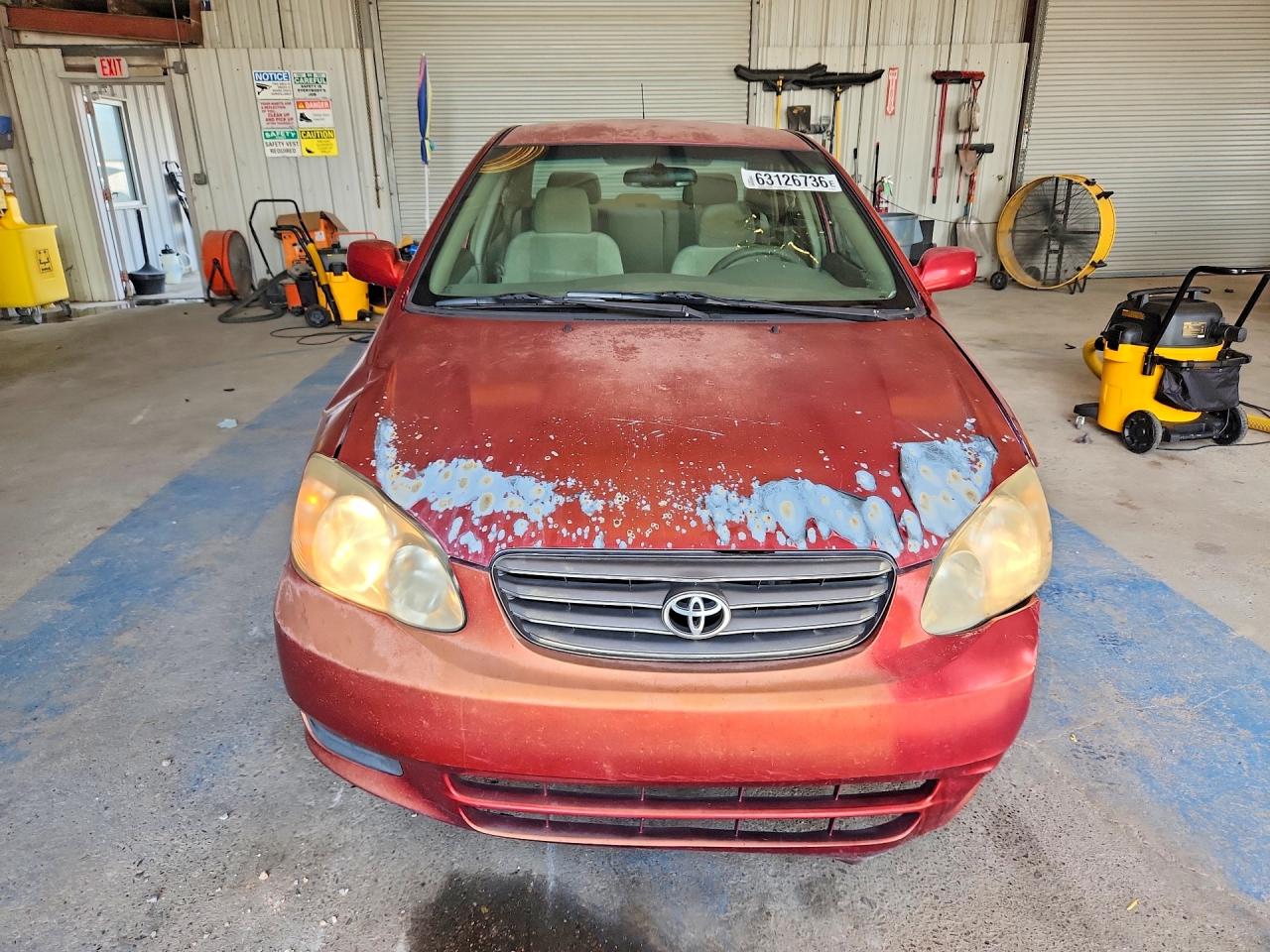 2003 Toyota Corolla Le Red vin: 1NXBR32E63Z020612