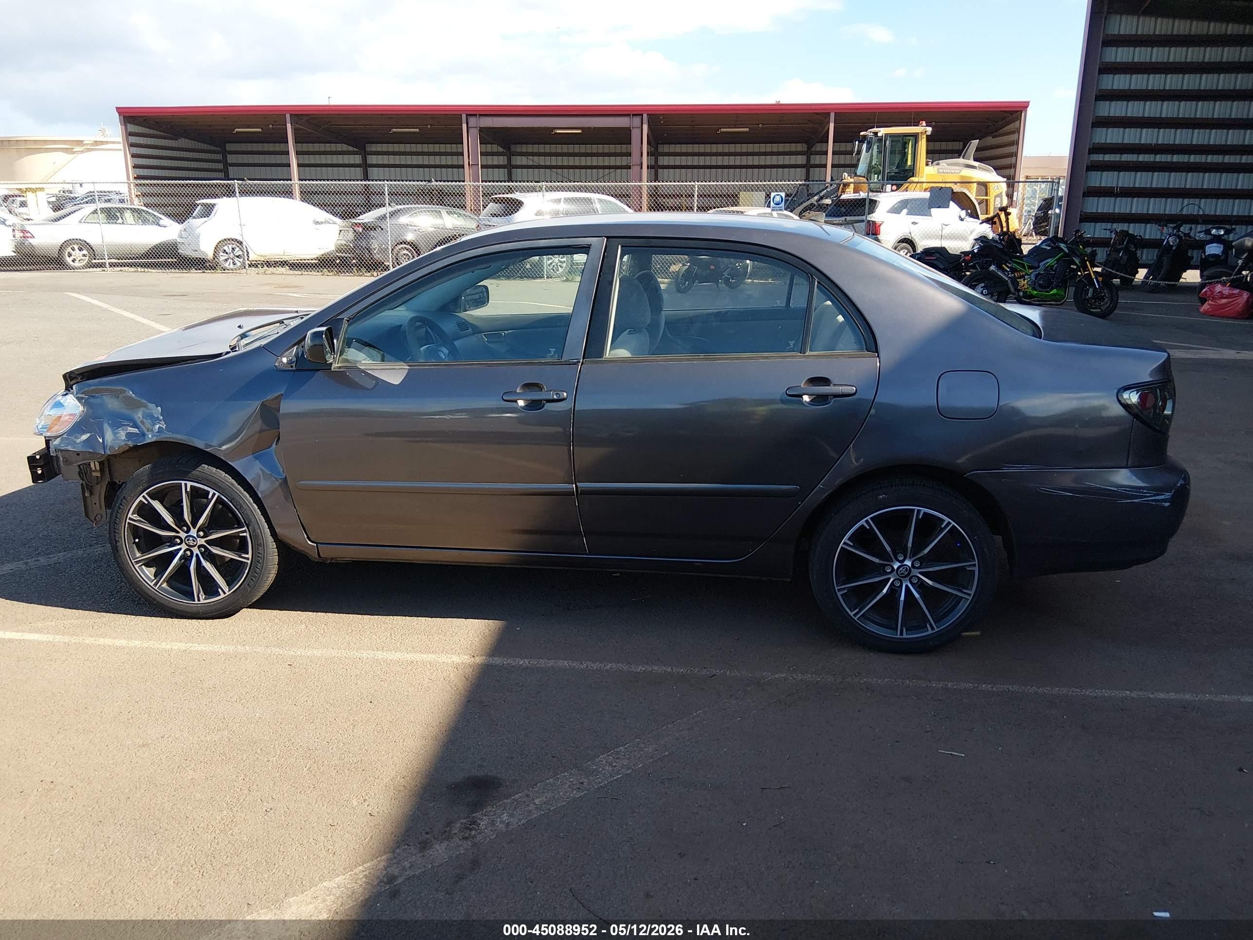 2003 Toyota Corolla Le Gray vin: 1NXBR32E63Z176620