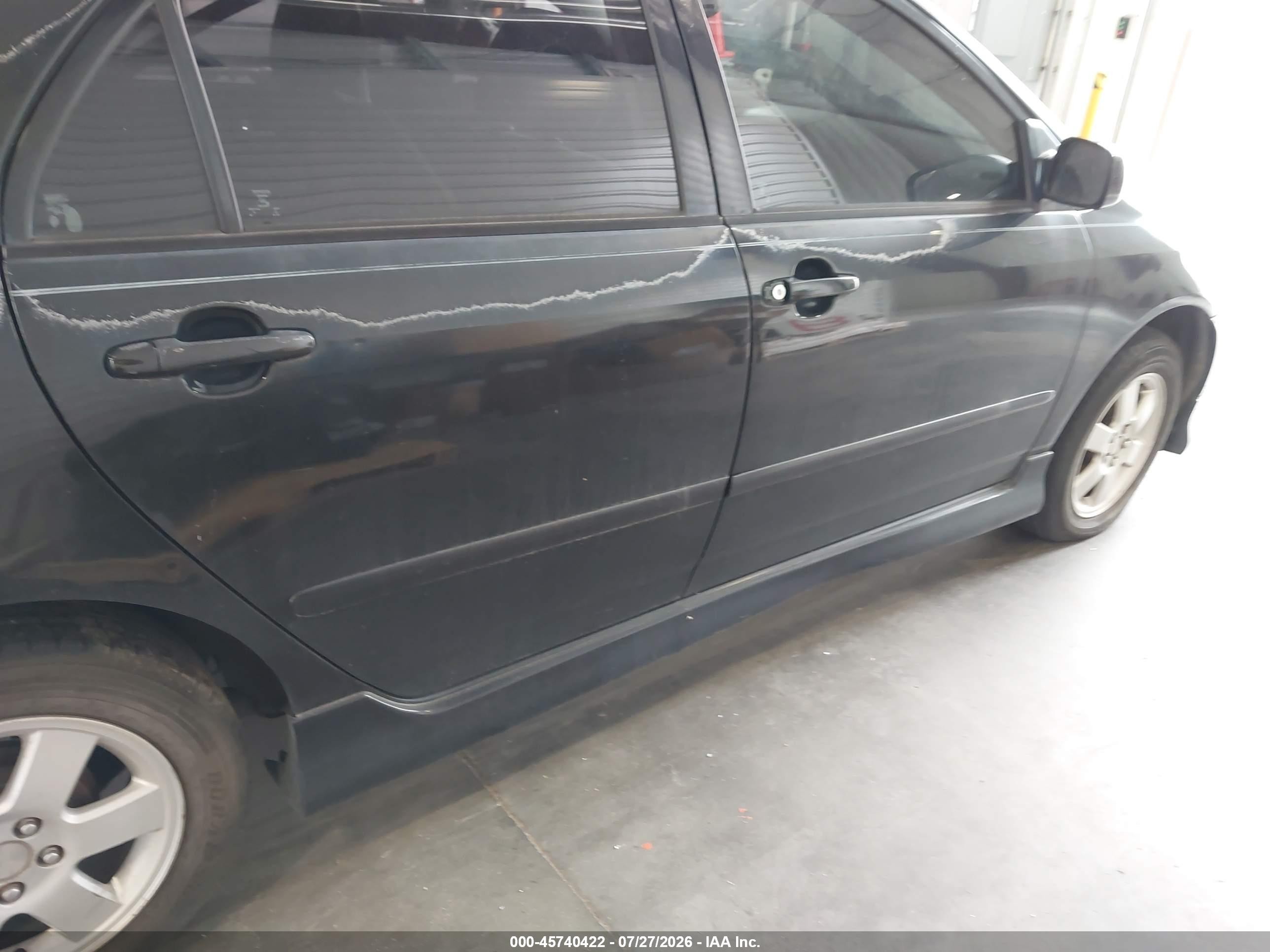 2004 Toyota Corolla S Black vin: 1NXBR32E64Z201680