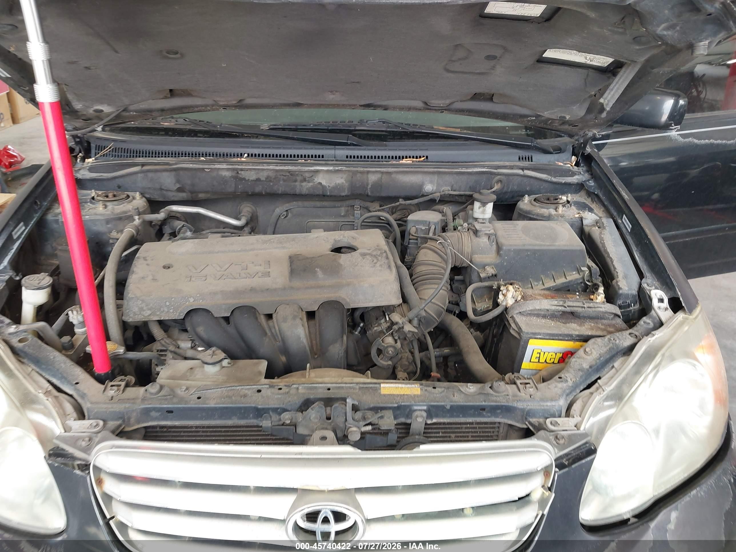 2004 Toyota Corolla S Black vin: 1NXBR32E64Z201680