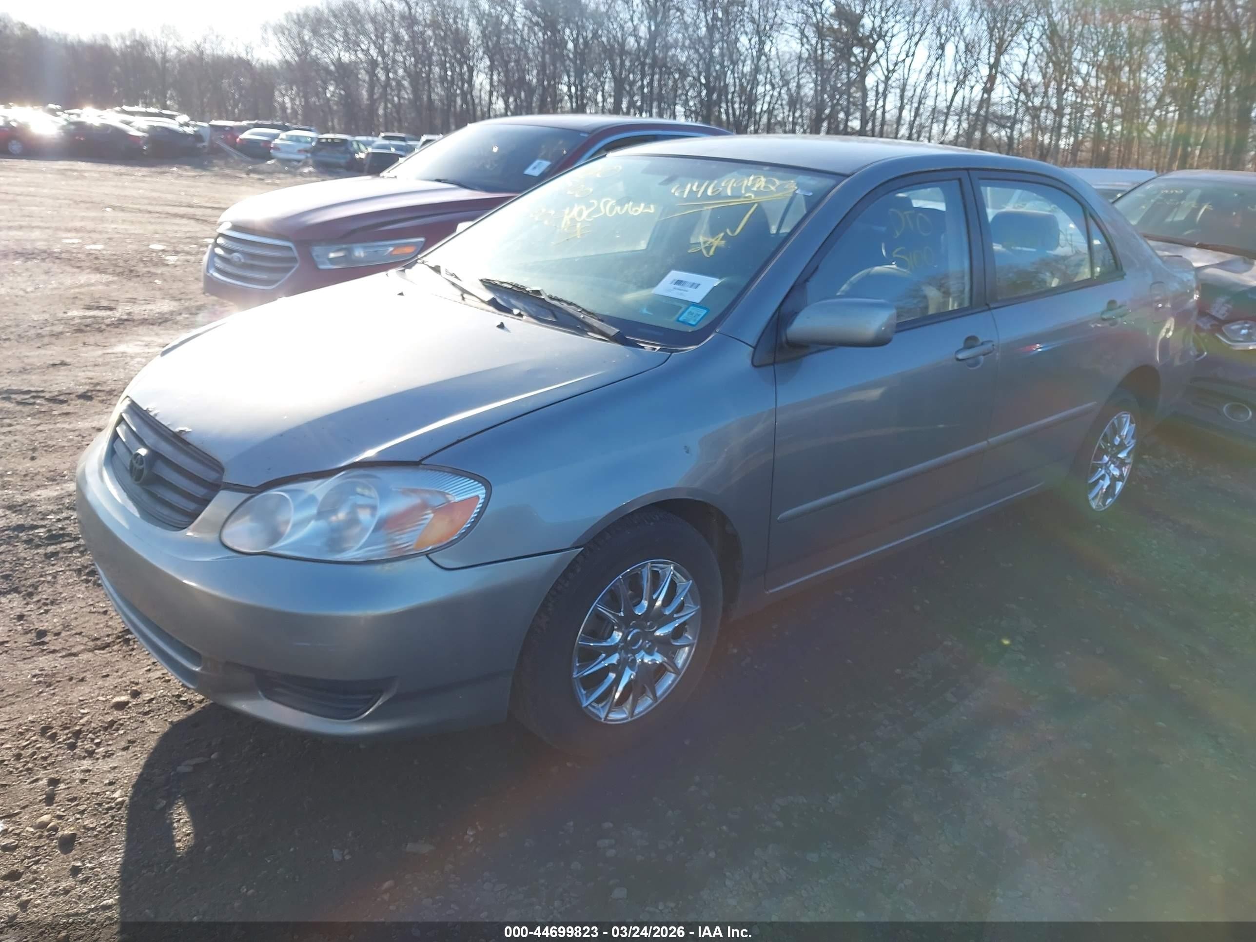 2004 Toyota Corolla Le Gray vin: 1NXBR32E64Z262575