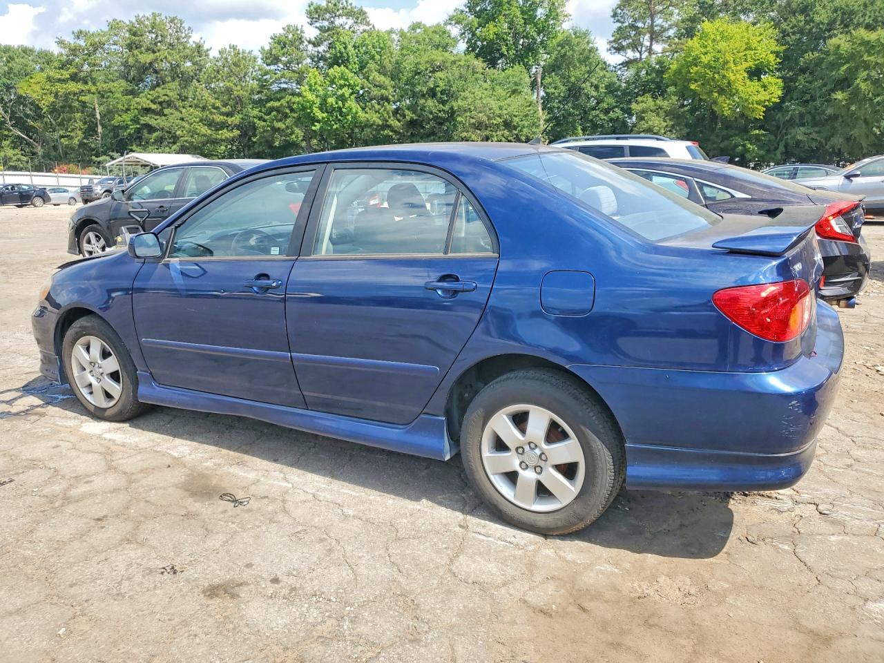 2004 Toyota Corolla S Blue vin: 1NXBR32E64Z285502