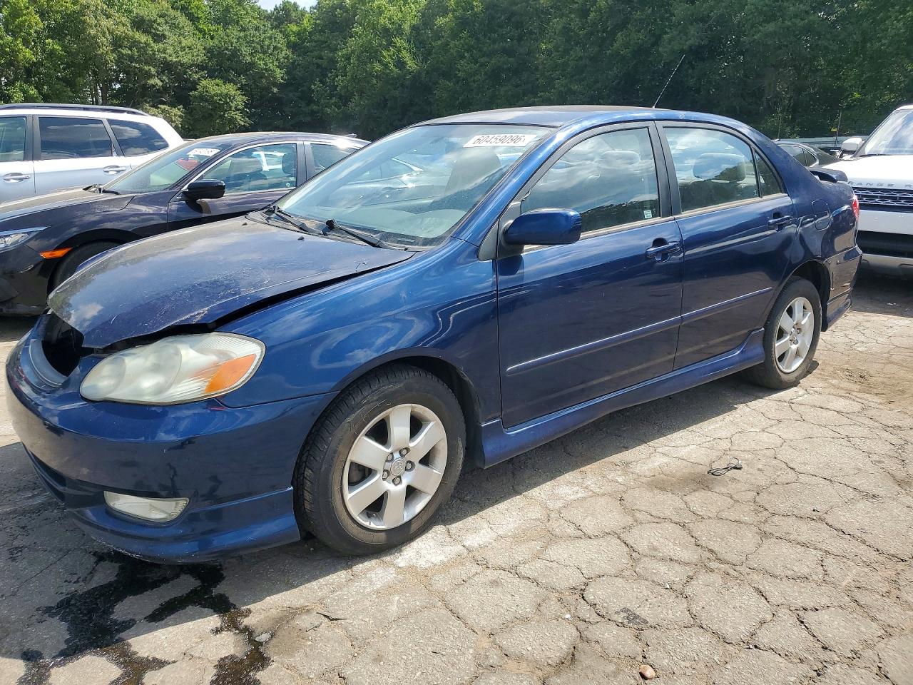 2004 Toyota Corolla S Blue vin: 1NXBR32E64Z285502