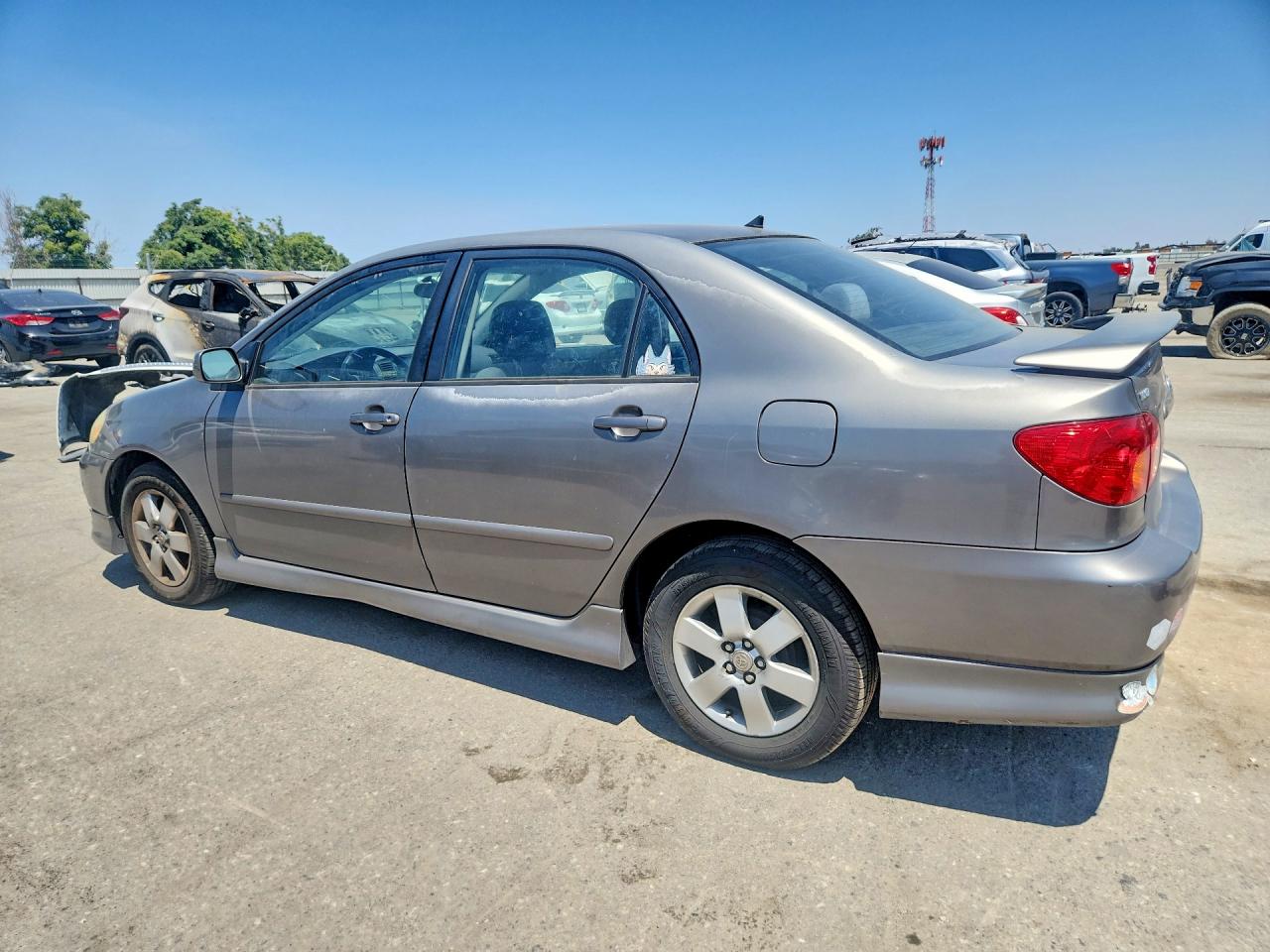 2004 Toyota Corolla S Серый vin: 1NXBR32E64Z338246
