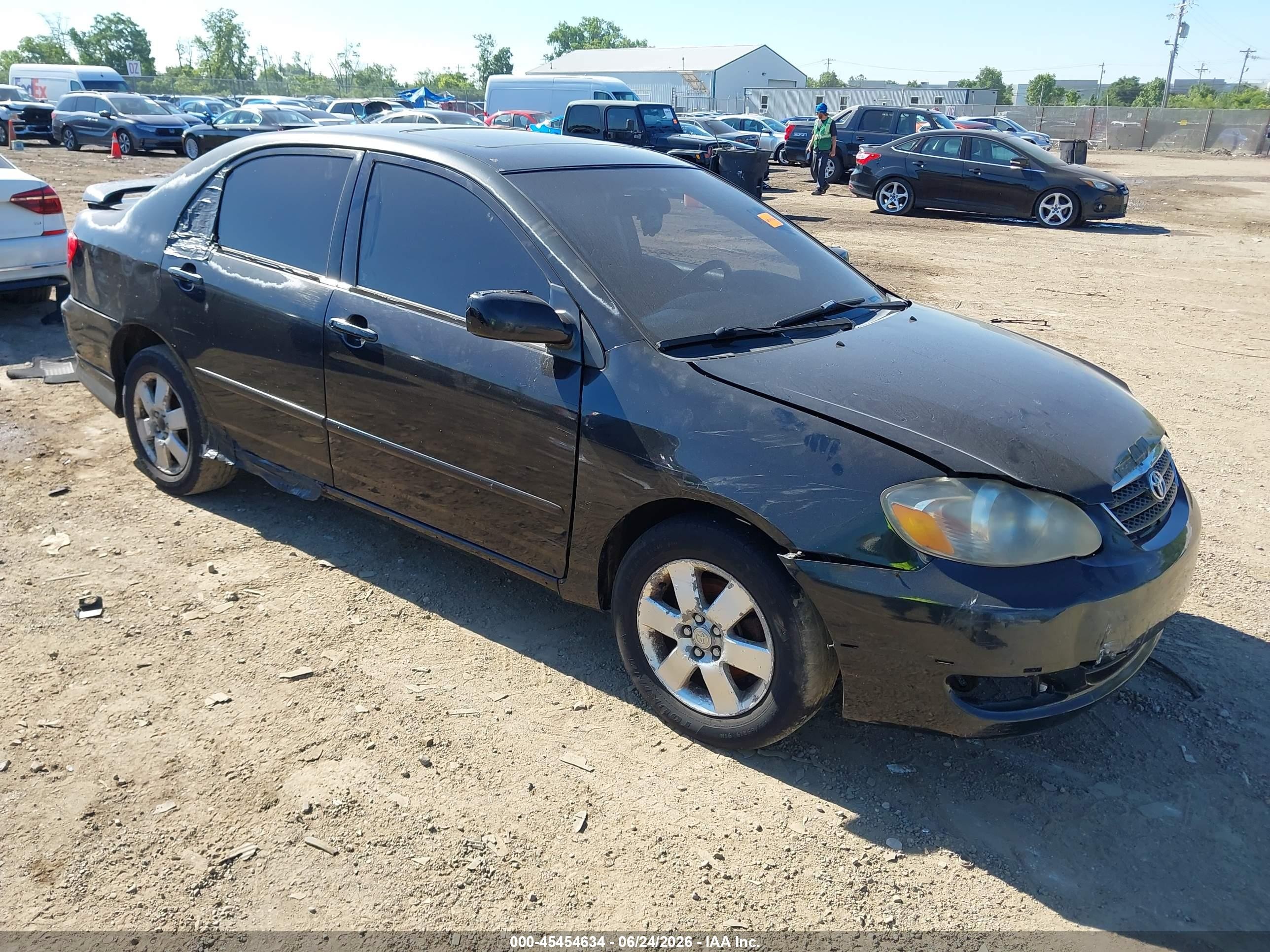 2005 Toyota Corolla S Черный vin: 1NXBR32E65Z417997