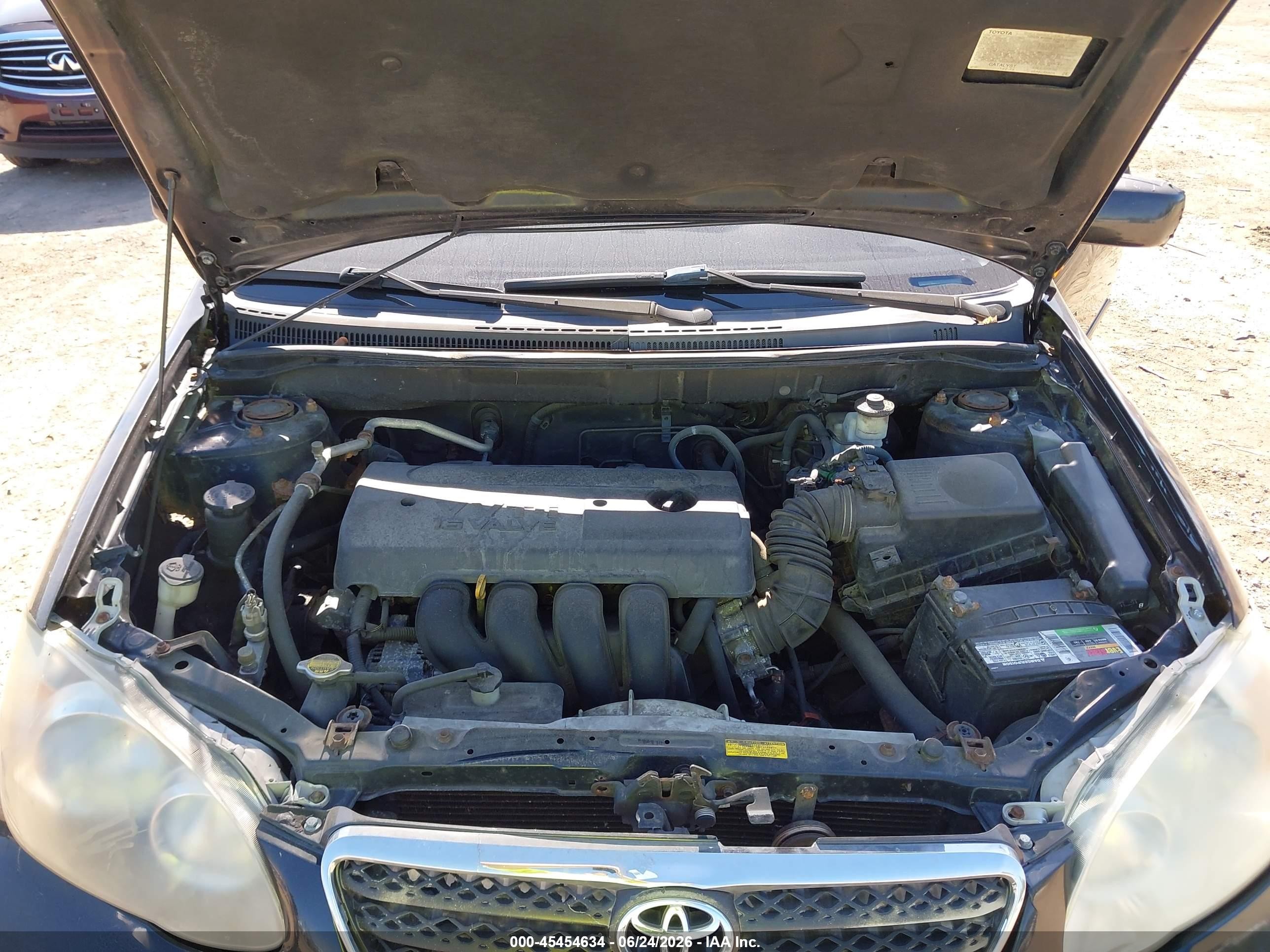 2005 Toyota Corolla S Черный vin: 1NXBR32E65Z417997