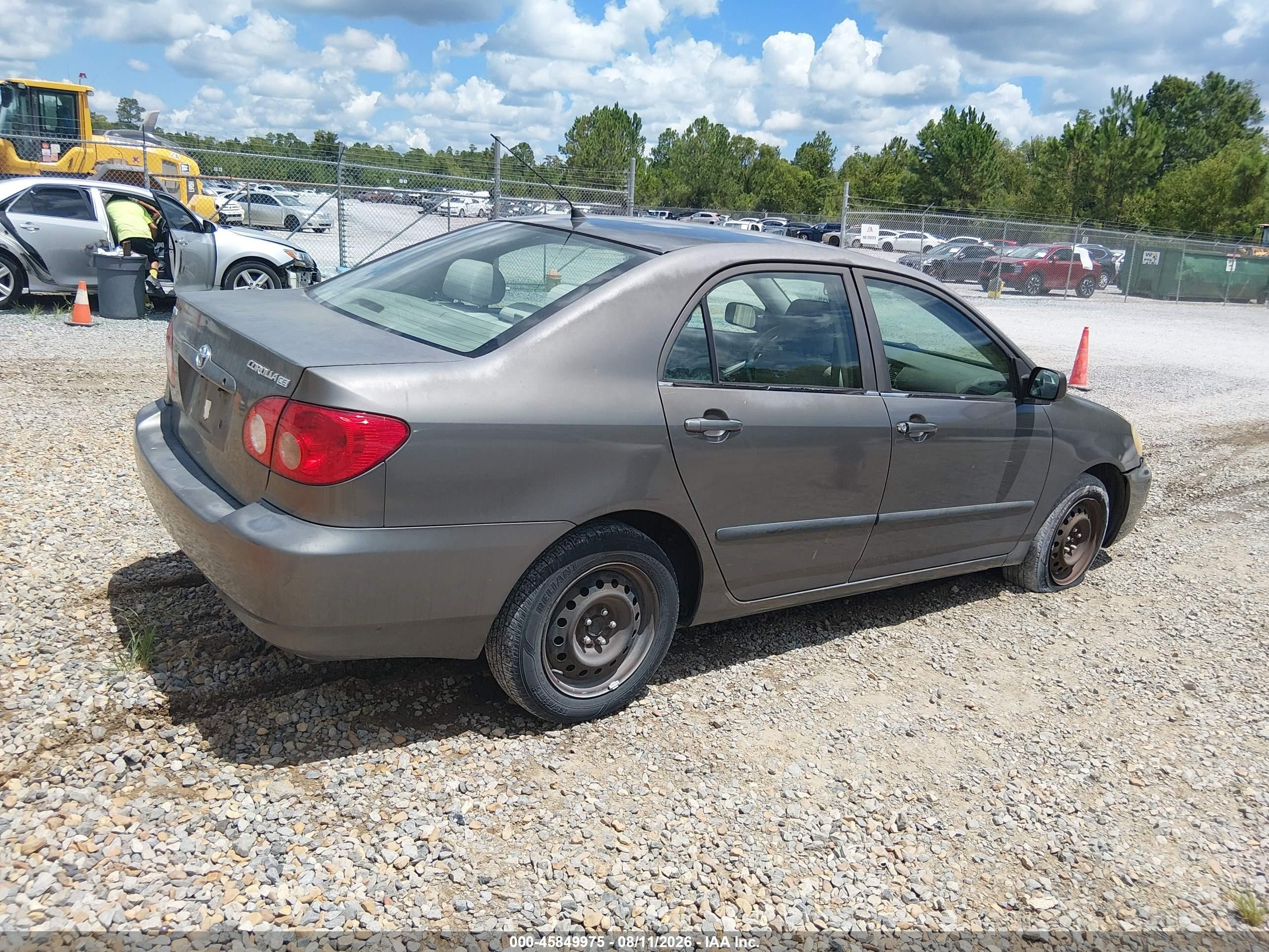 2005 Toyota Corolla Ce Коричневый vin: 1NXBR32E65Z449476