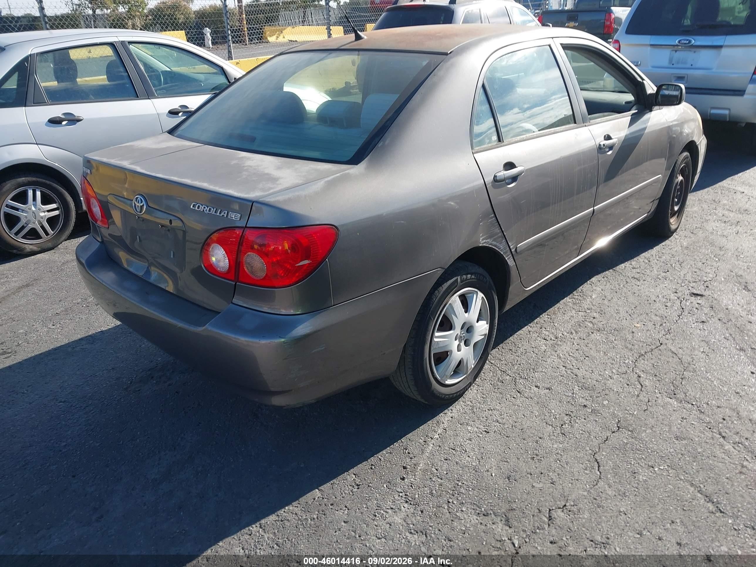 2005 Toyota Corolla Le Серый vin: 1NXBR32E65Z456248