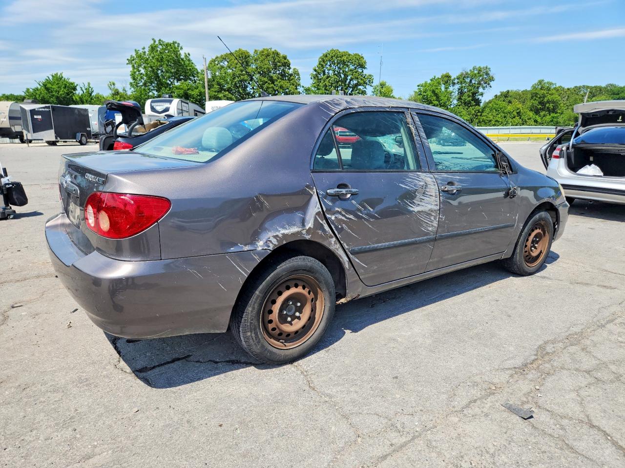 2006 Toyota Corolla Ce Gray vin: 1NXBR32E66Z744384