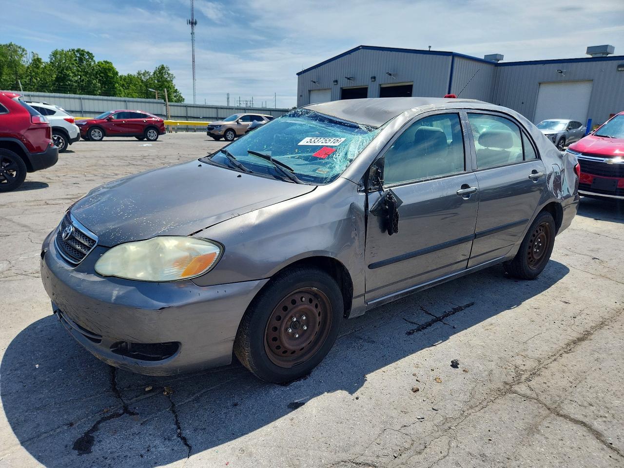 2006 Toyota Corolla Ce Gray vin: 1NXBR32E66Z744384