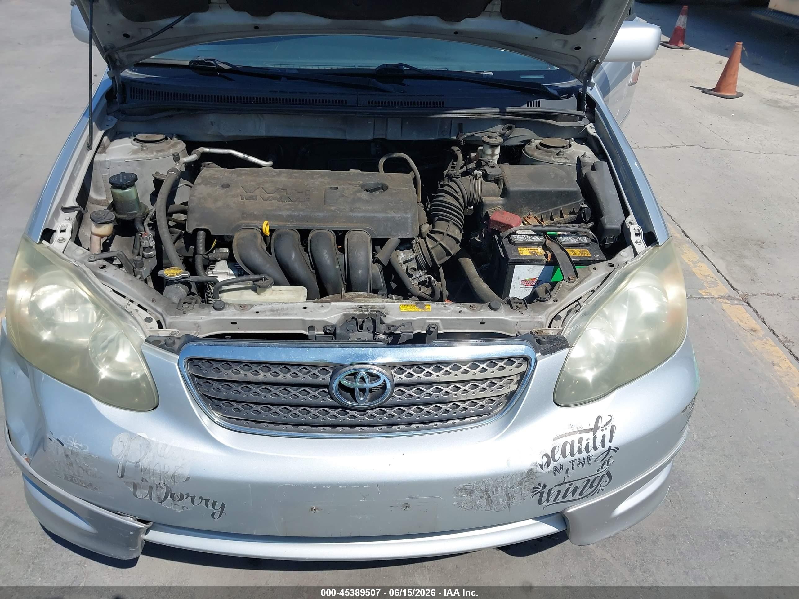 2007 Toyota Corolla S Серебряный vin: 1NXBR32E67Z809591