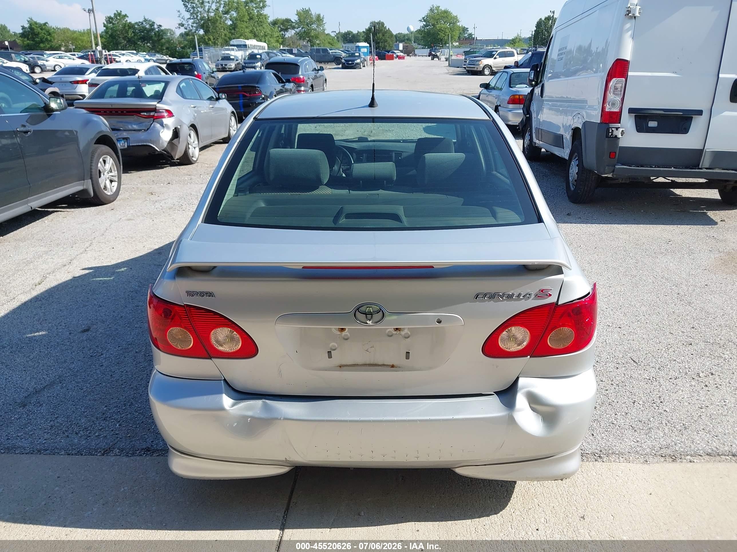 2007 Toyota Corolla S Silver vin: 1NXBR32E67Z825368