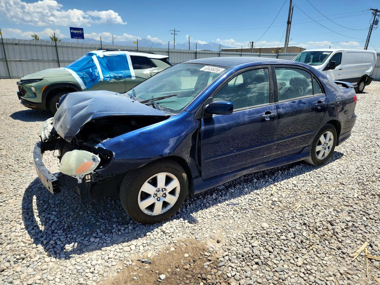 2007 Toyota Corolla S Blue vin: 1NXBR32E67Z855342