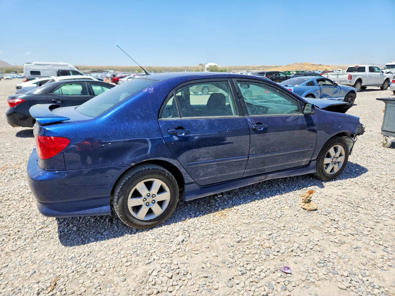 2007 Toyota Corolla S Blue vin: 1NXBR32E67Z855342