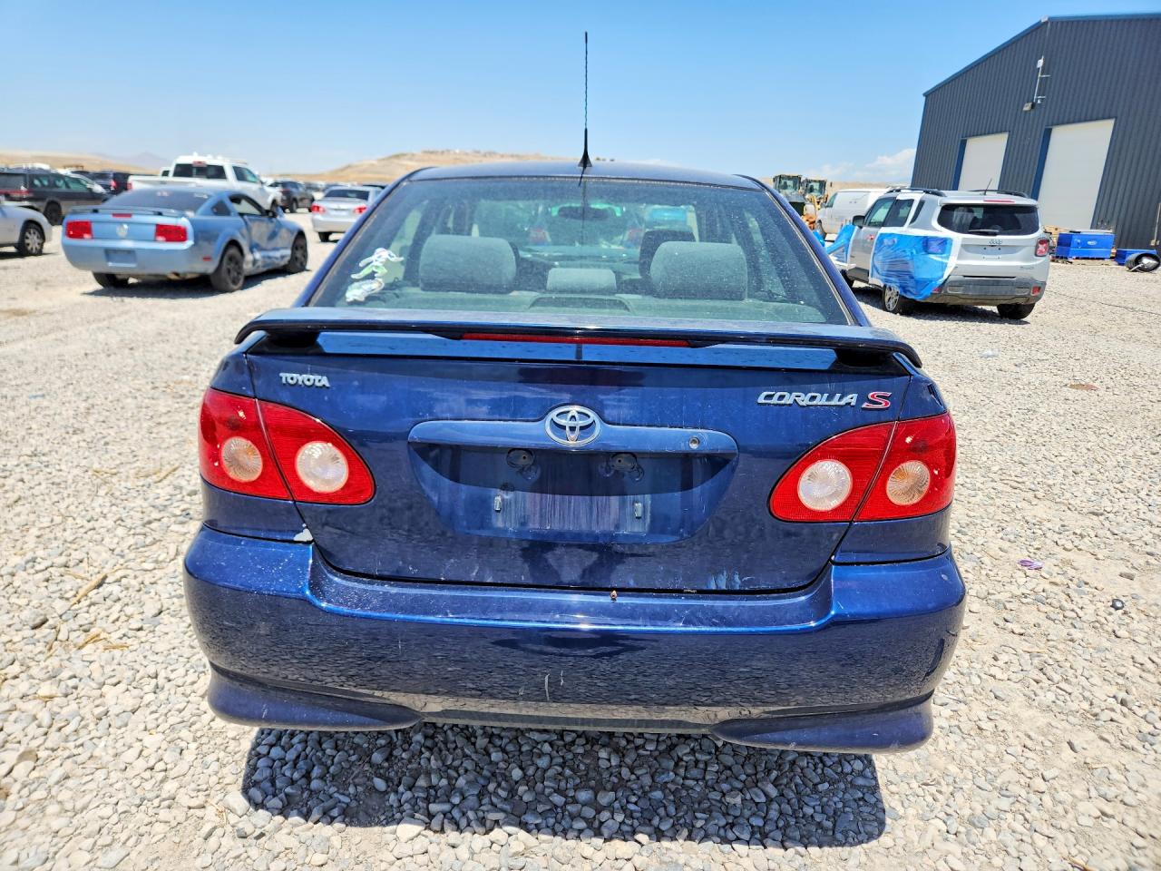 2007 Toyota Corolla S Blue vin: 1NXBR32E67Z855342