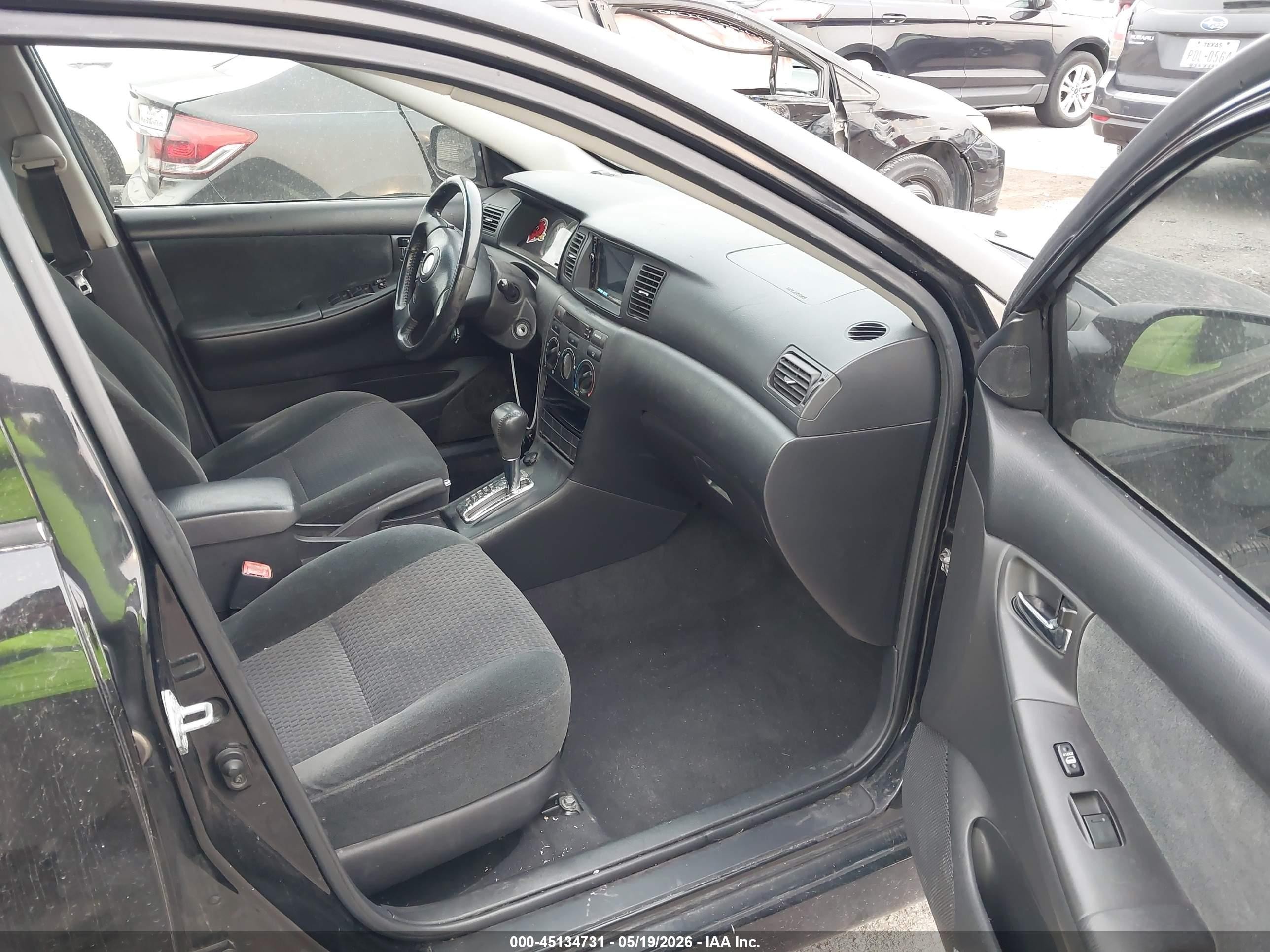 2007 Toyota Corolla S Black vin: 1NXBR32E67Z897400