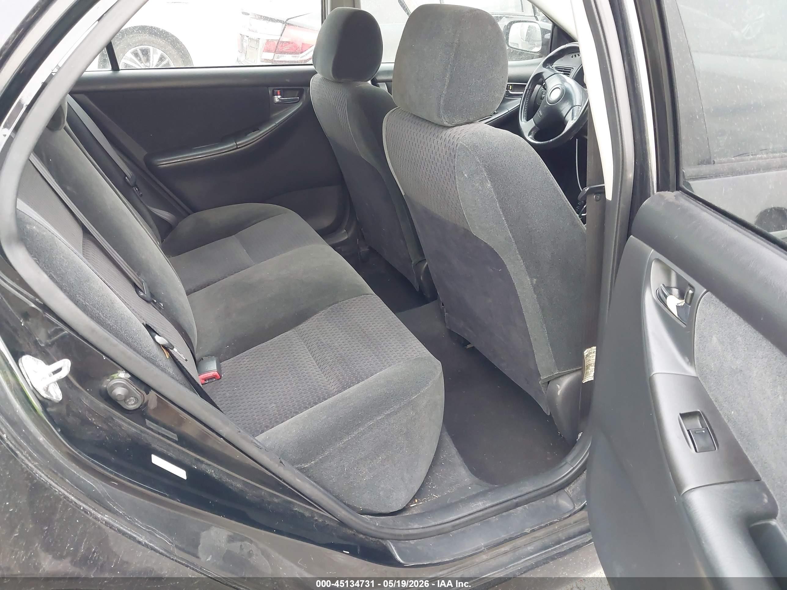 2007 Toyota Corolla S Black vin: 1NXBR32E67Z897400