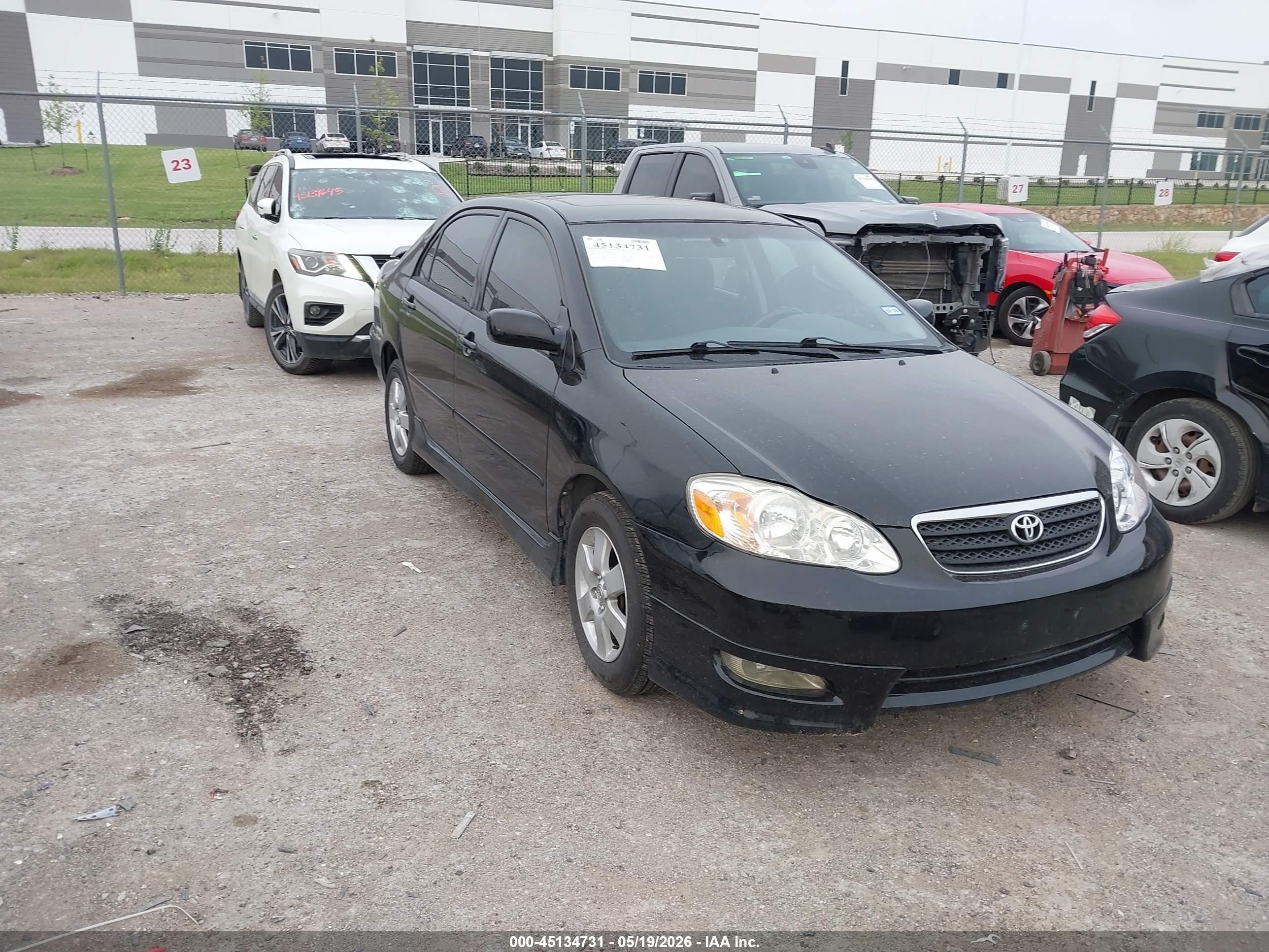 2007 Toyota Corolla S Black vin: 1NXBR32E67Z897400