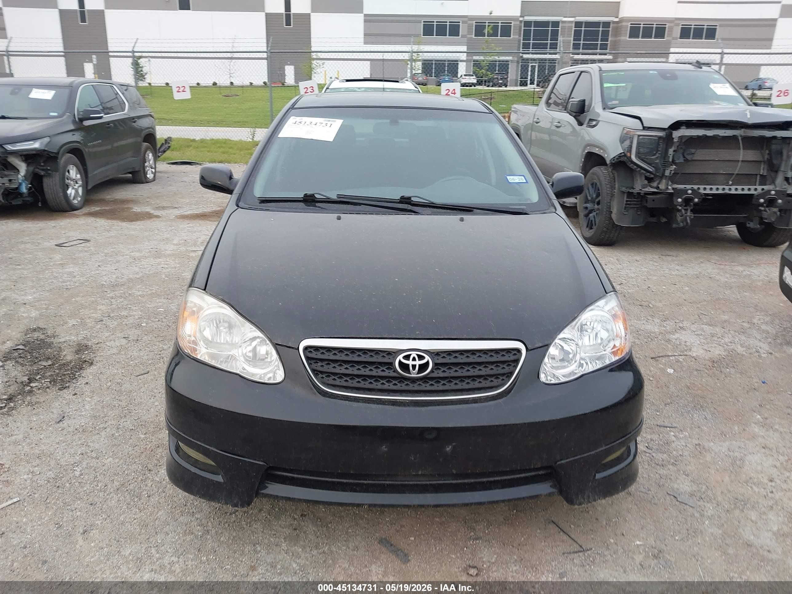 2007 Toyota Corolla S Black vin: 1NXBR32E67Z897400