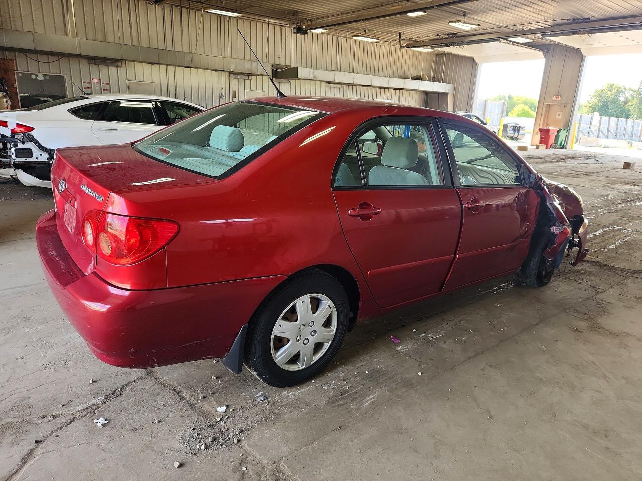 2007 Toyota Corolla Le Red vin: 1NXBR32E67Z903888
