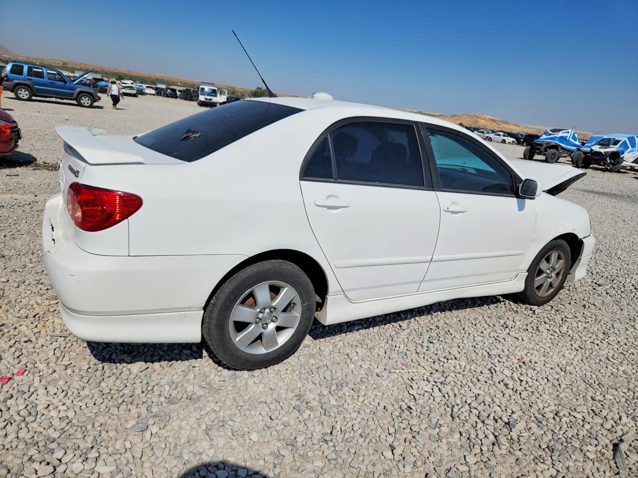 2007 Toyota Corolla S White vin: 1NXBR32E67Z915541
