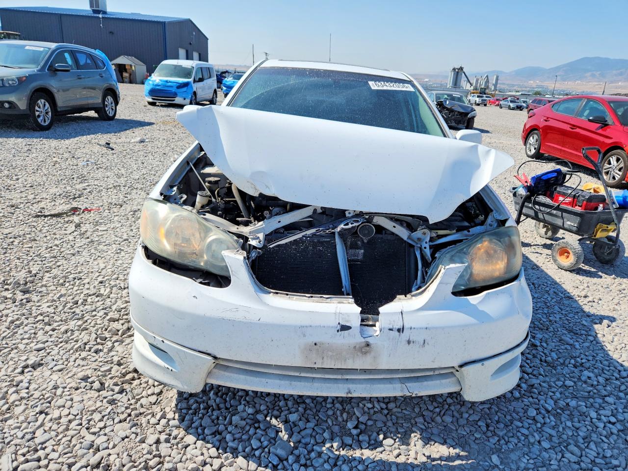 2007 Toyota Corolla S White vin: 1NXBR32E67Z915541