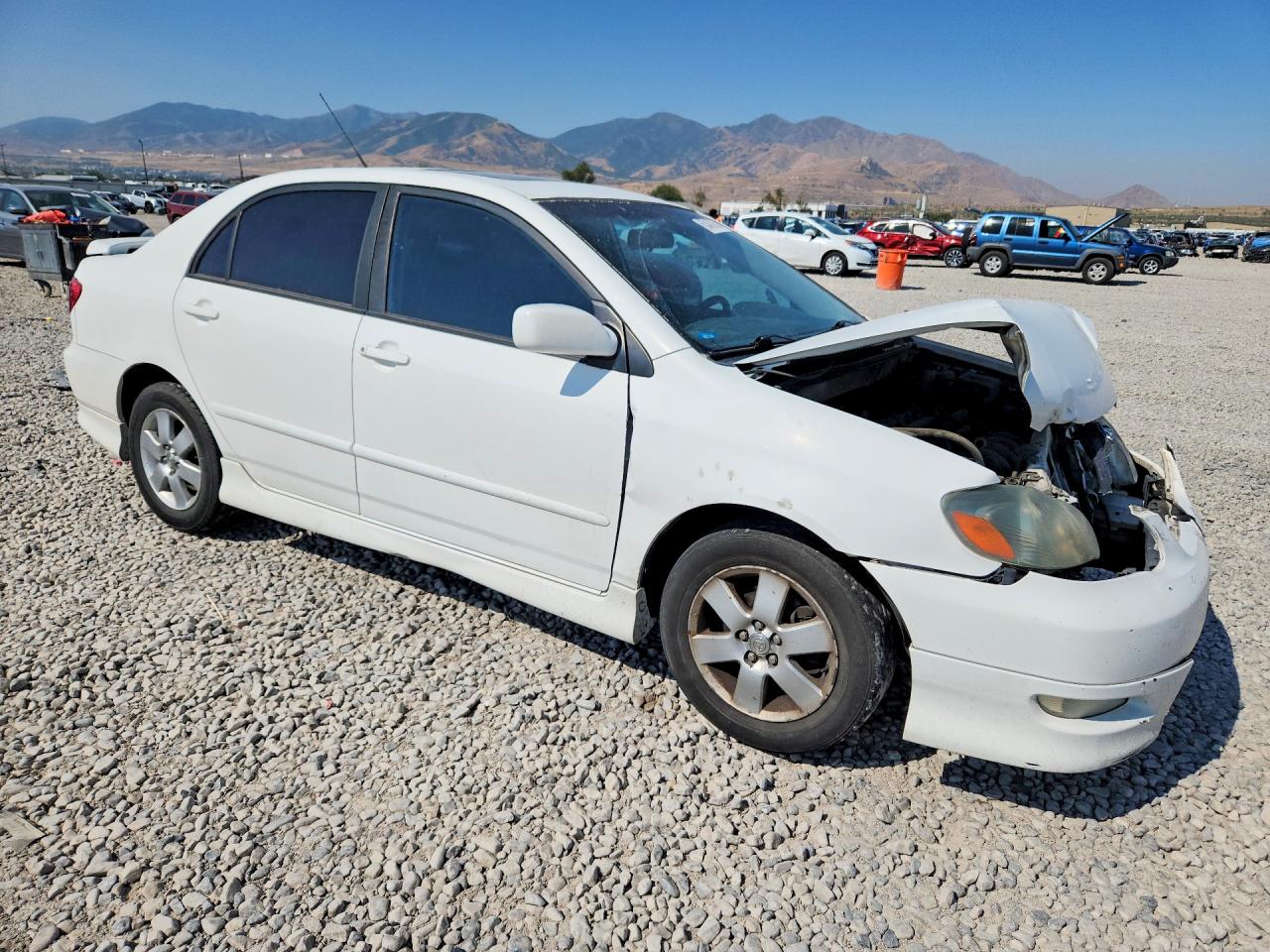 2007 Toyota Corolla S White vin: 1NXBR32E67Z915541