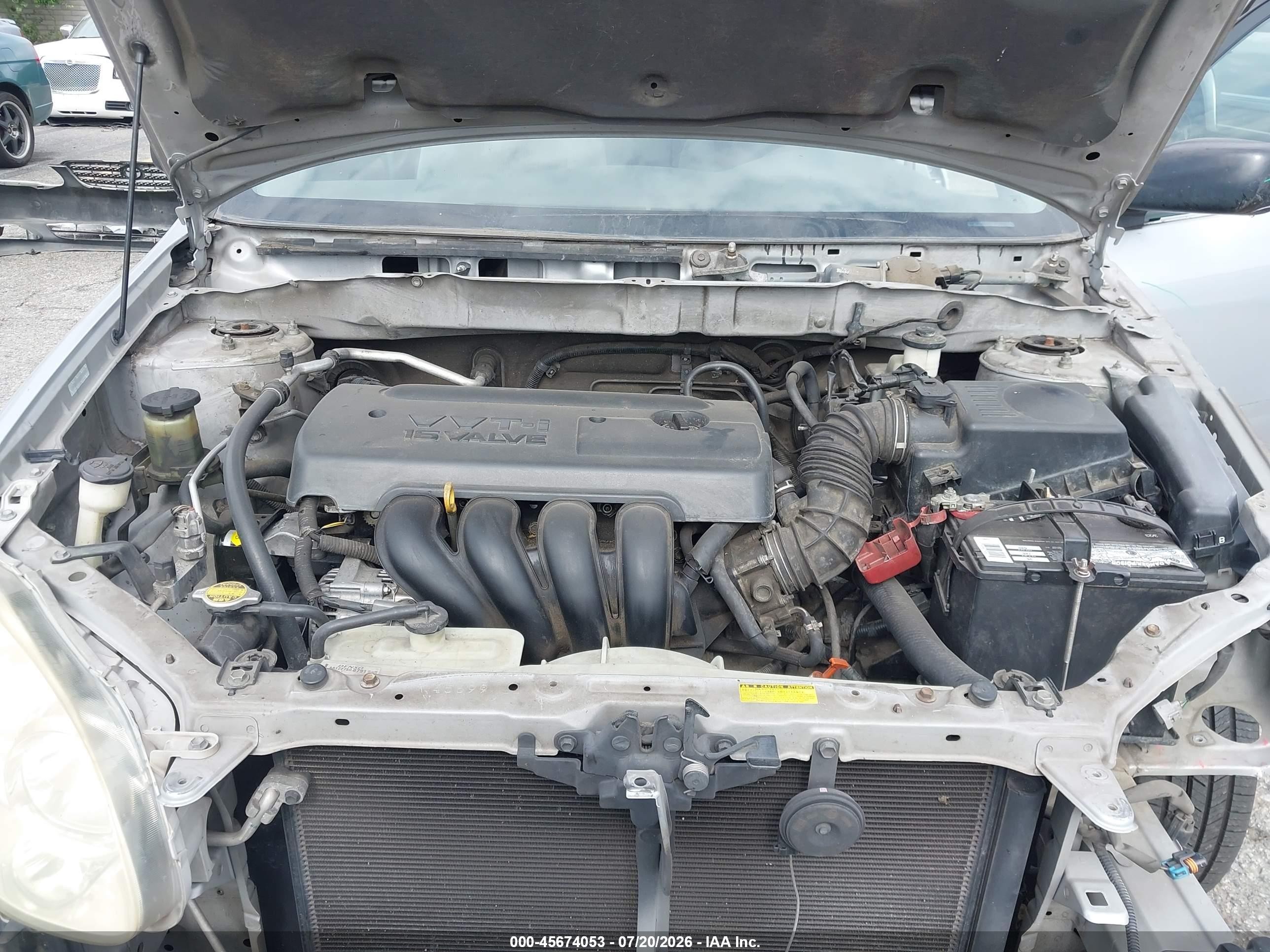 2008 Toyota Corolla Le Silver vin: 1NXBR32E68Z028622