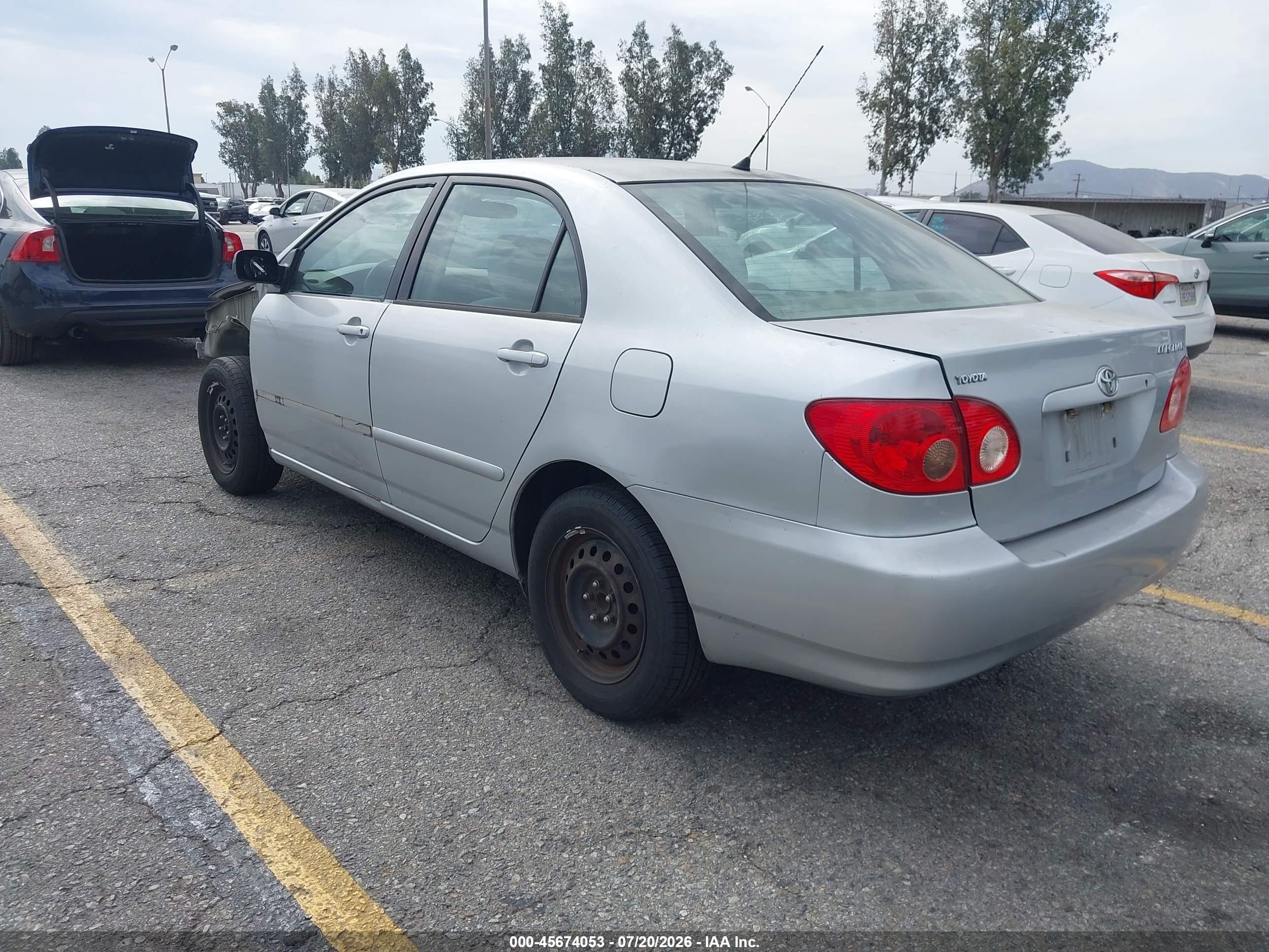 2008 Toyota Corolla Le Silver vin: 1NXBR32E68Z028622